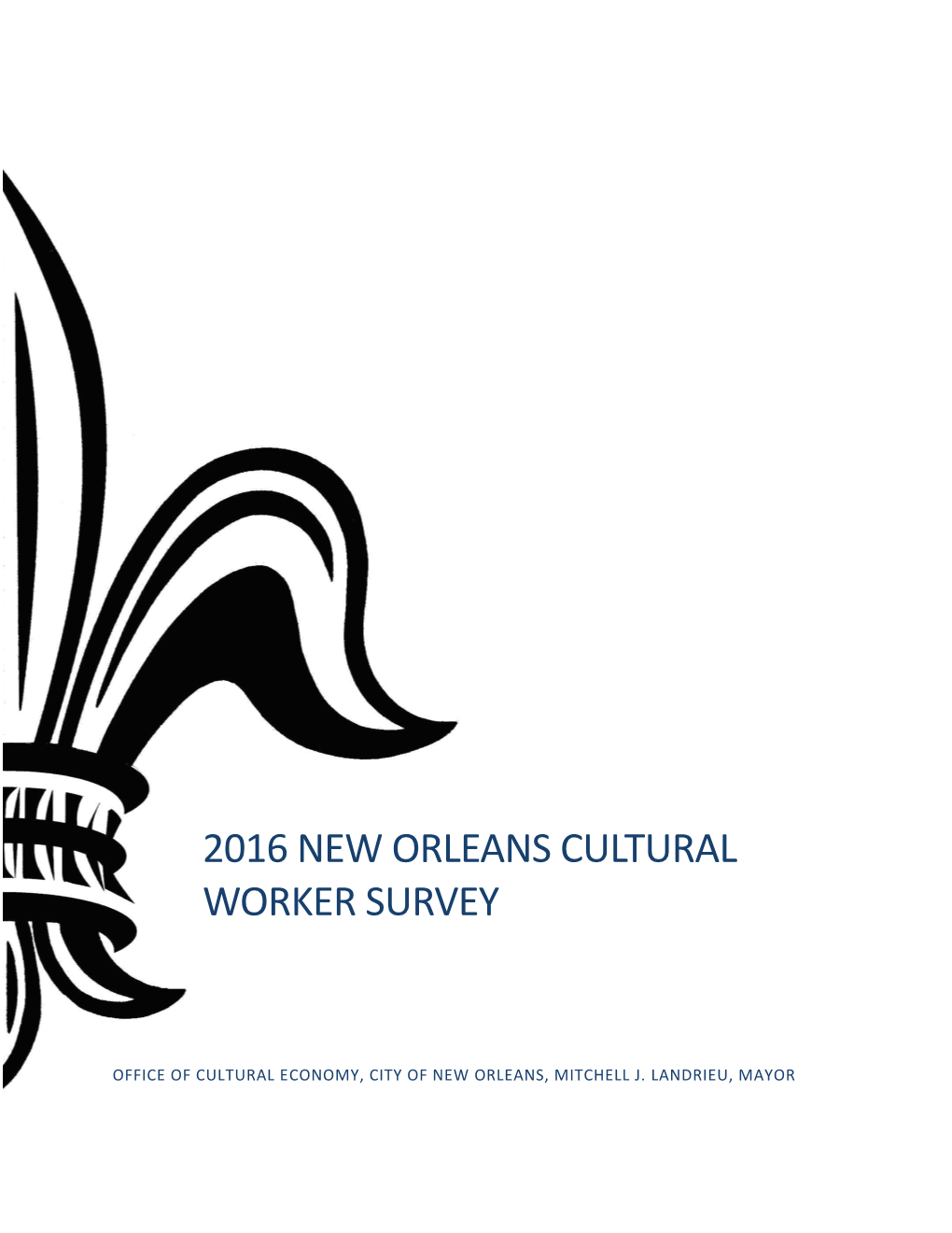 2016 New Orleans Cultural Worker Survey
