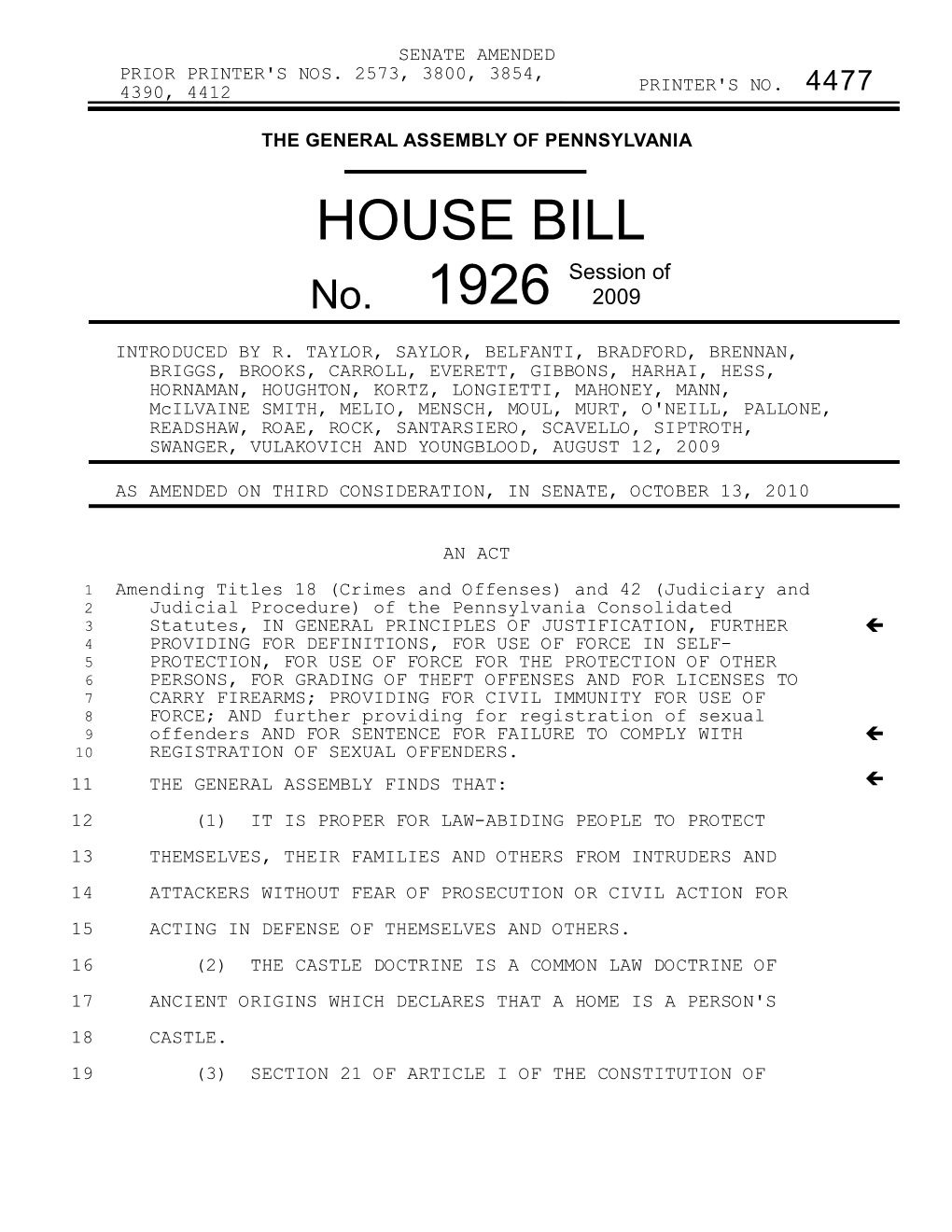 HOUSE BILL Session of No