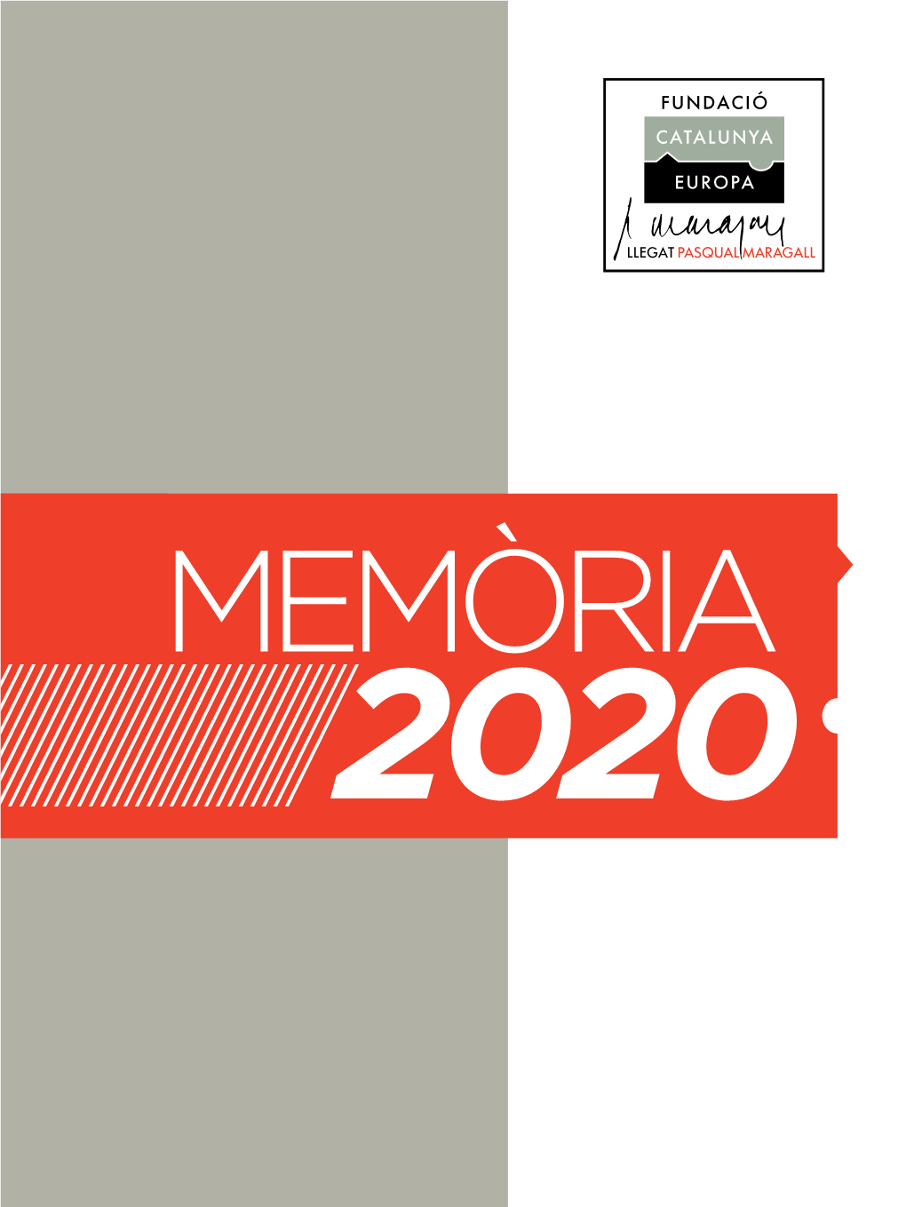 Memòria D'activitats 2020