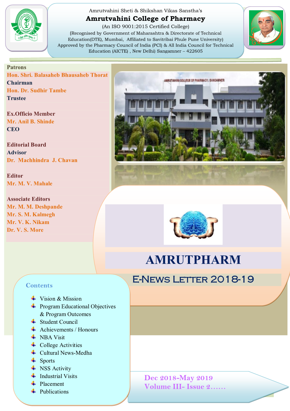 E-News Letter Dec 2018-May 2019