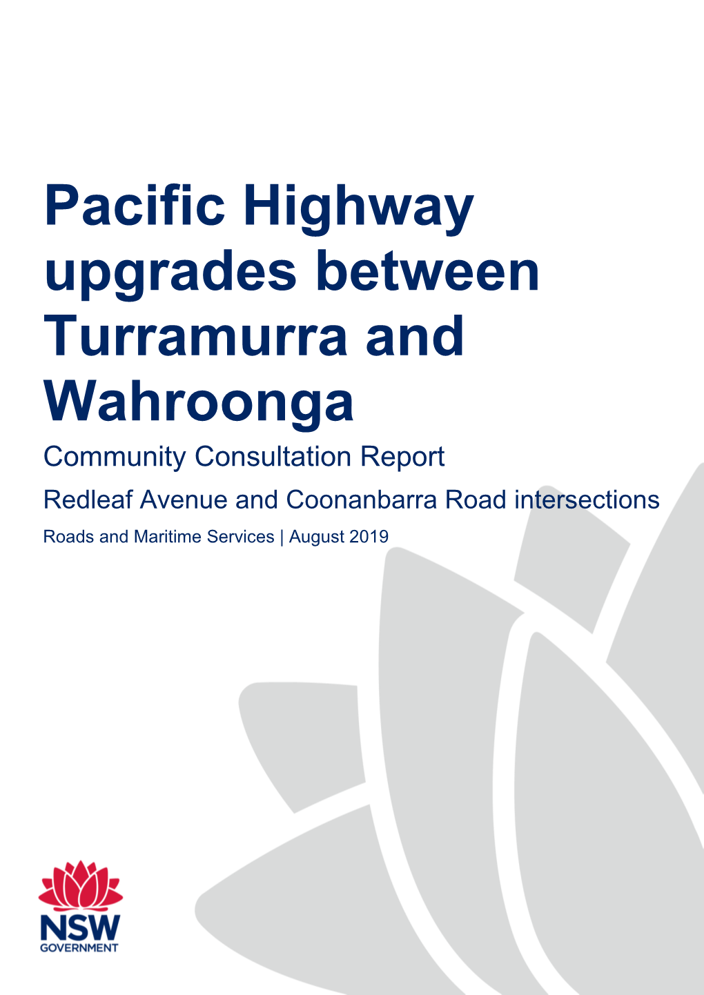 Pacific Highway Upgrades Between Turramurra and Wahroonga