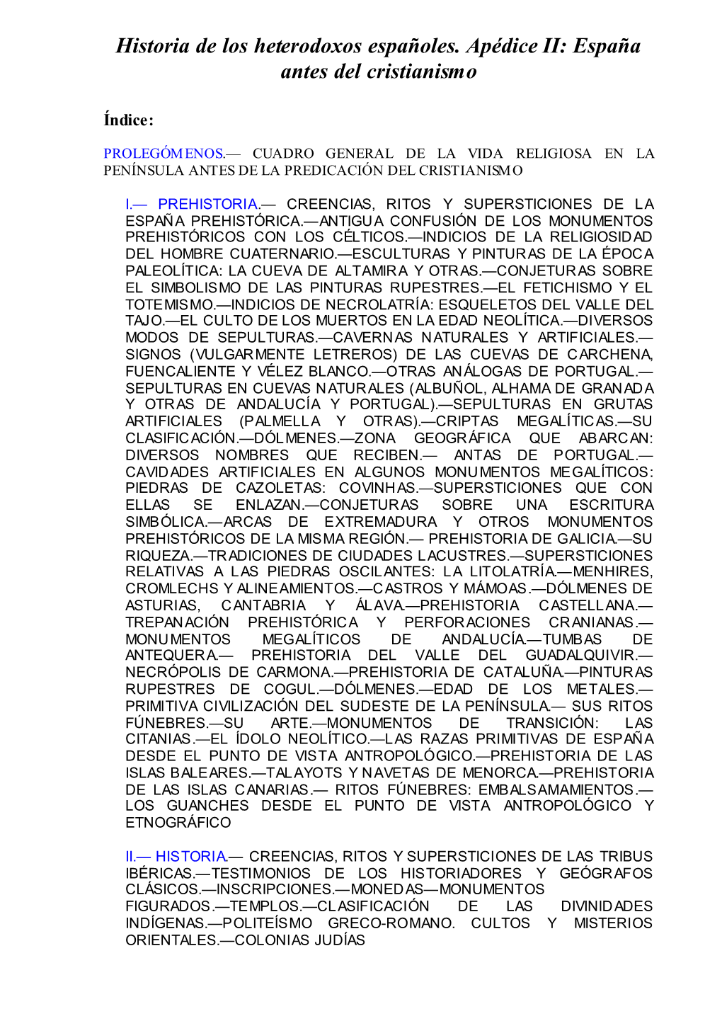 Pdf Historia De Los Heterodoxos Españoles. Apéndice II: España