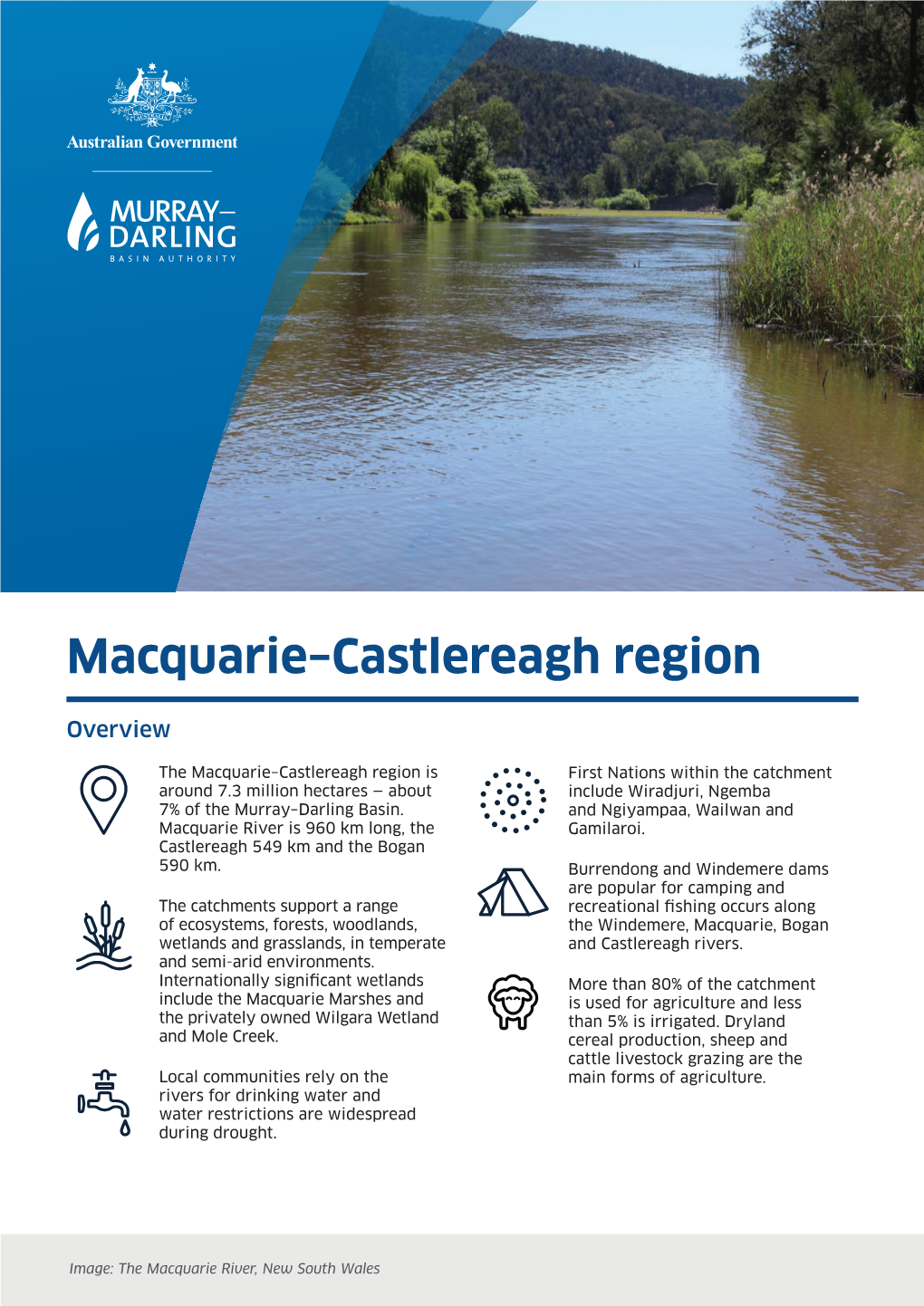 Macquarie–Castlereagh Regional Fact Sheet