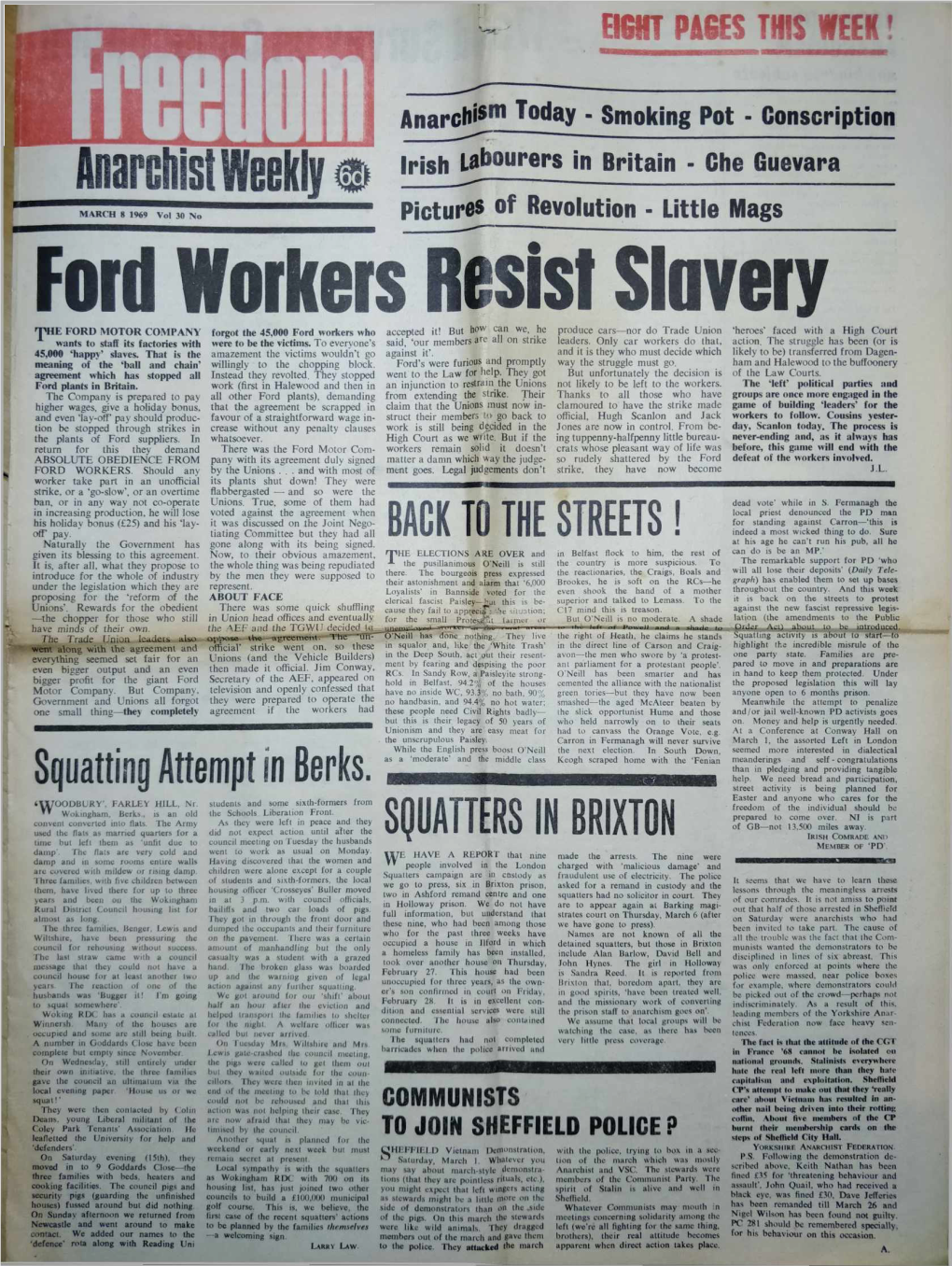 Ford Woikeis Resist Slavery