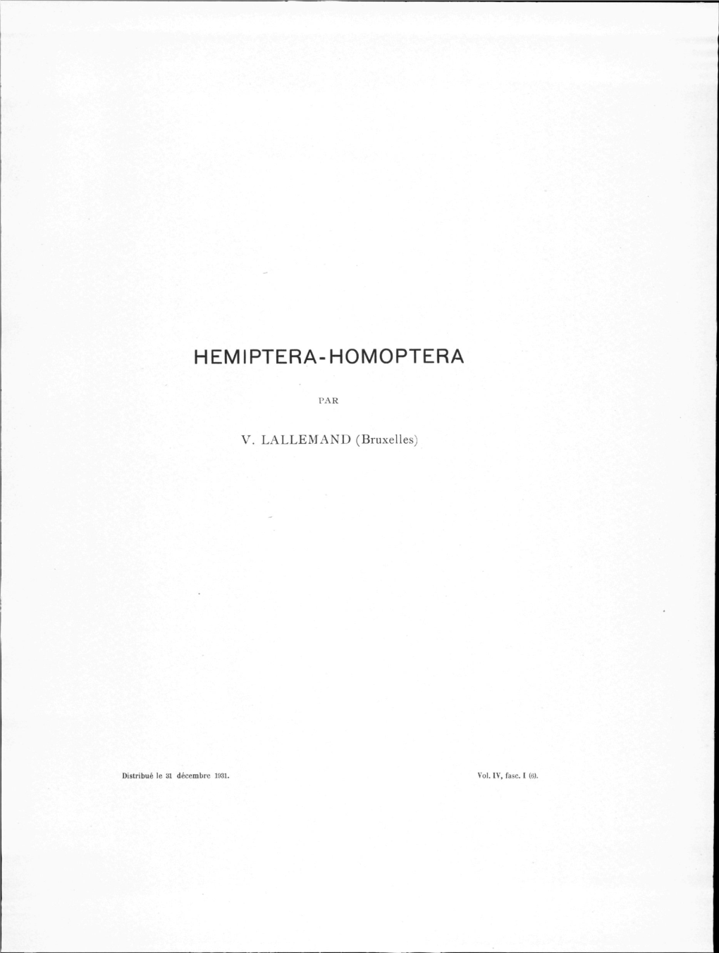 Hemiptera-Homoptera