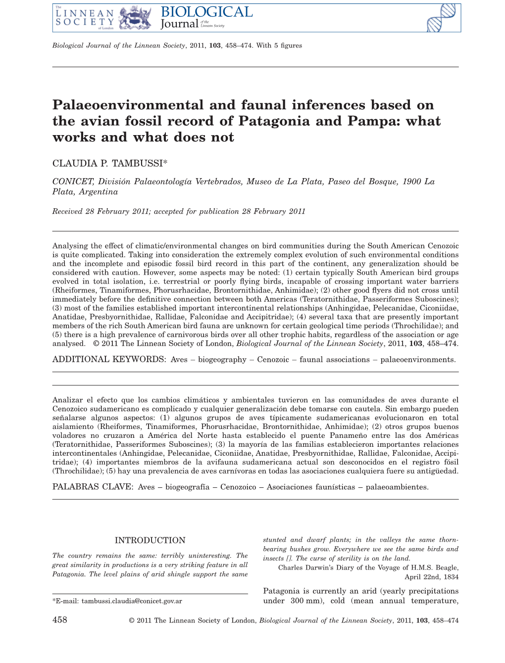 Palaeoenvironmental and Faunal Inferences Based on the Avian Fossil Record of Patagonia and Pampa: What Works and What Does Not