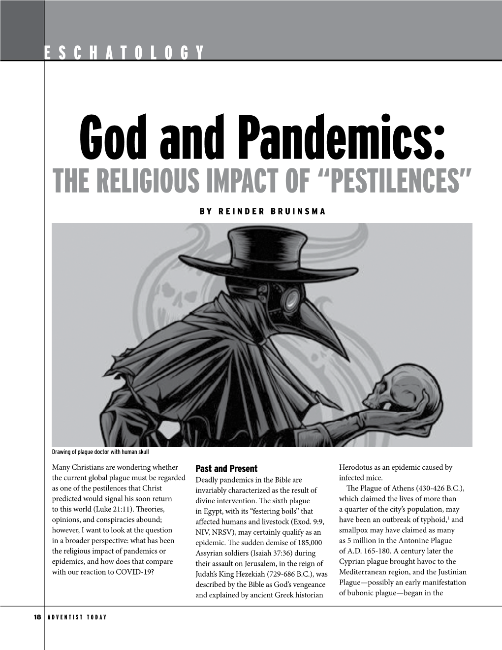 The Religious Impact of “Pestilences” by Reinder Bruinsma
