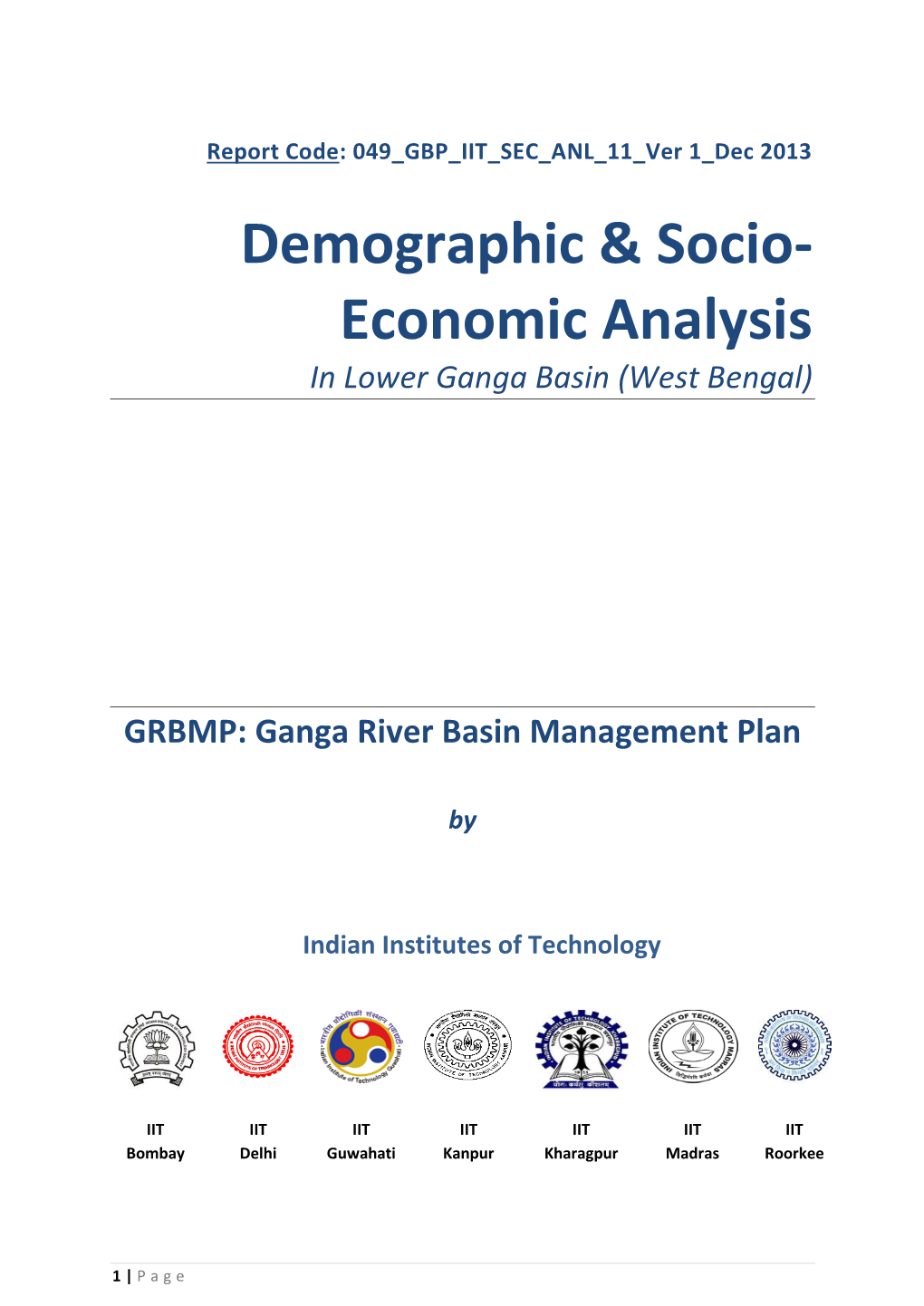 Demographic & Socio- Economic Analysis