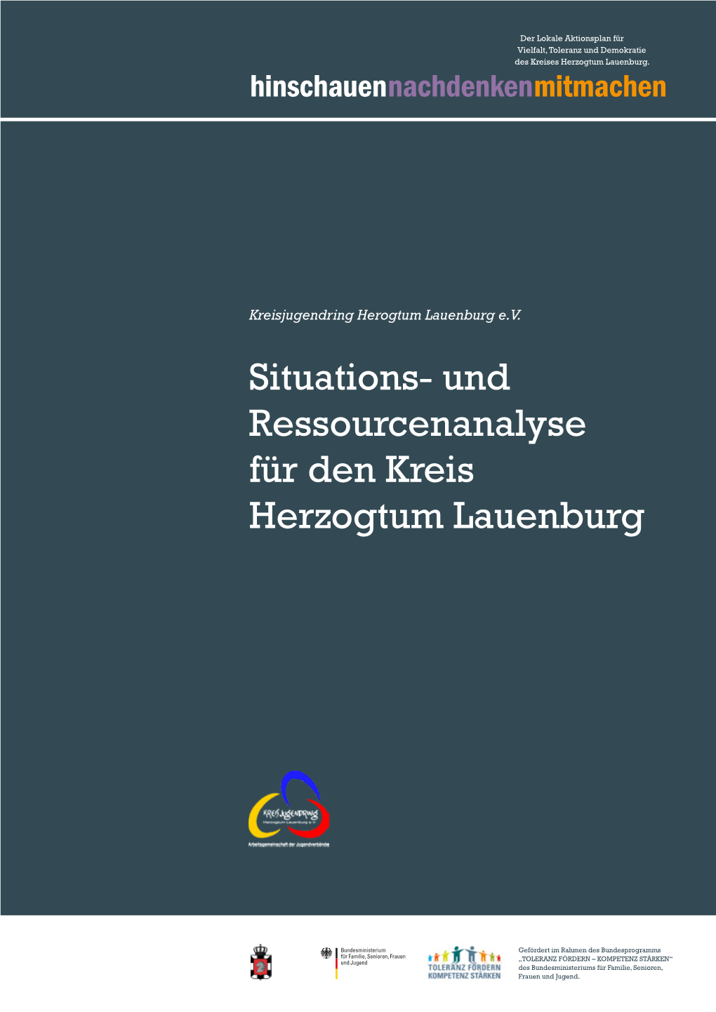 Situations- Und Ressourcenanalyse Für Den Kreis Herzogtum Lauenburg