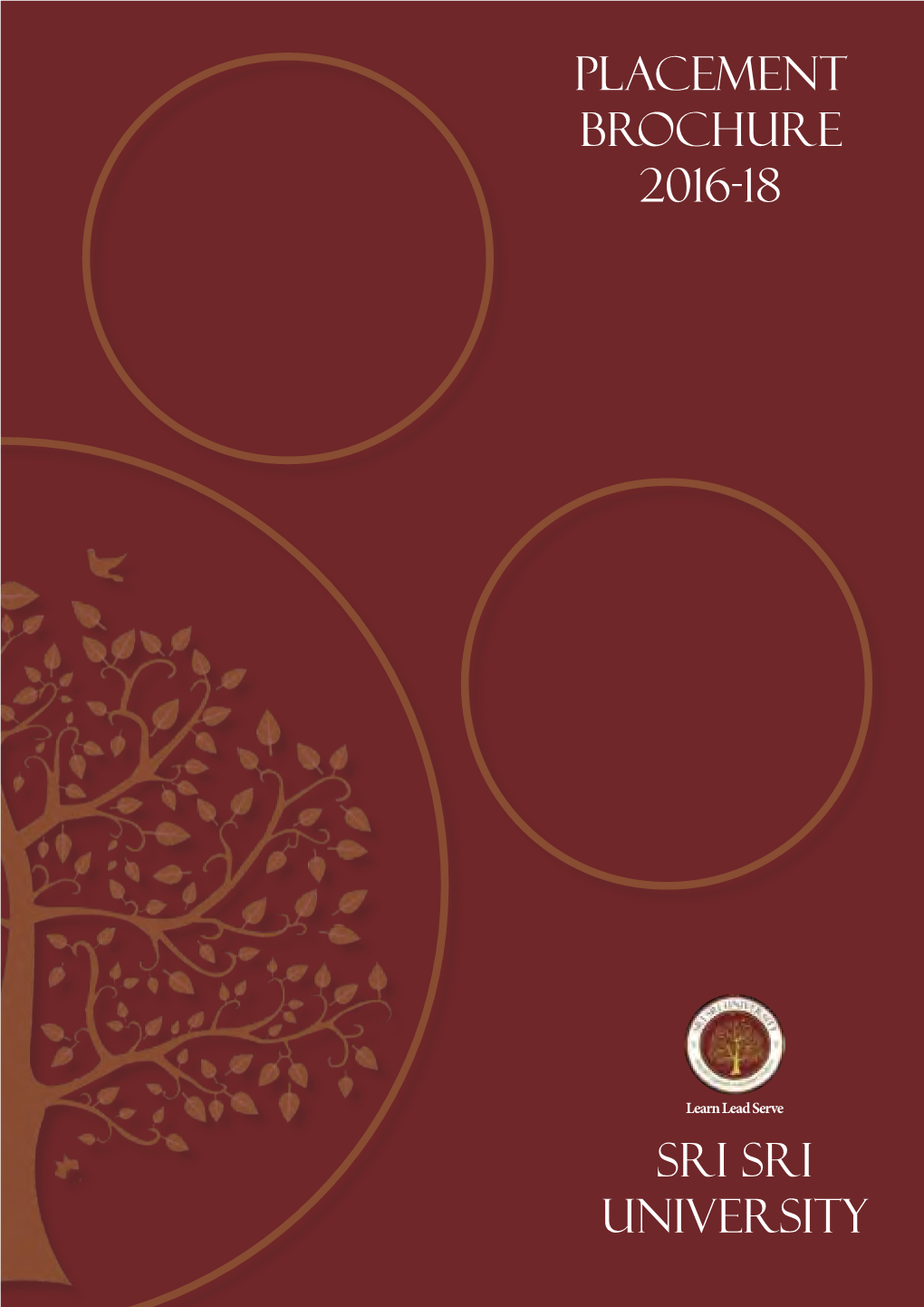 Sri Sri University Placement Brochure 2016-18