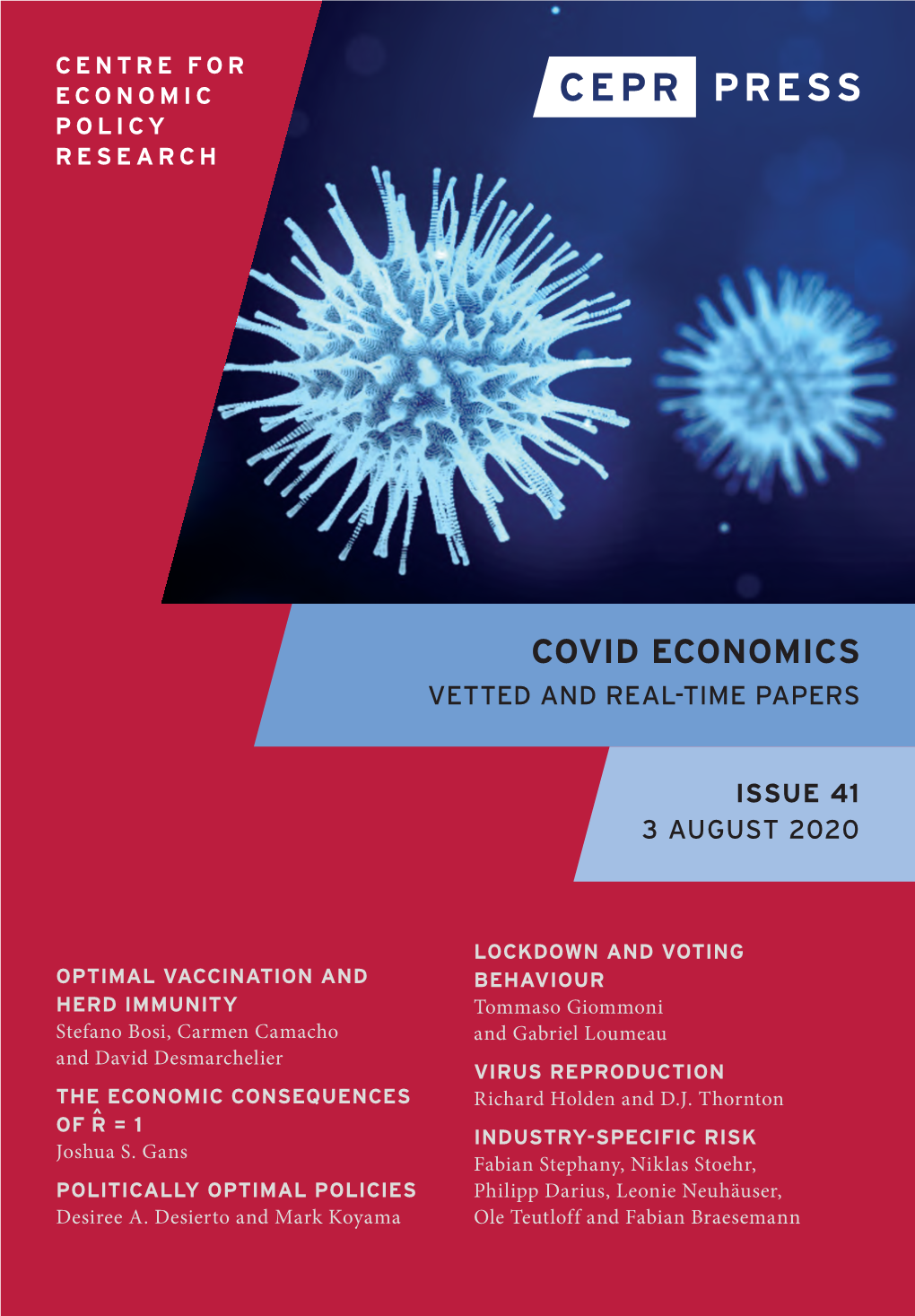 The Stochastic Reproduction Rate of a Virus 100 Richard Holden and D.J