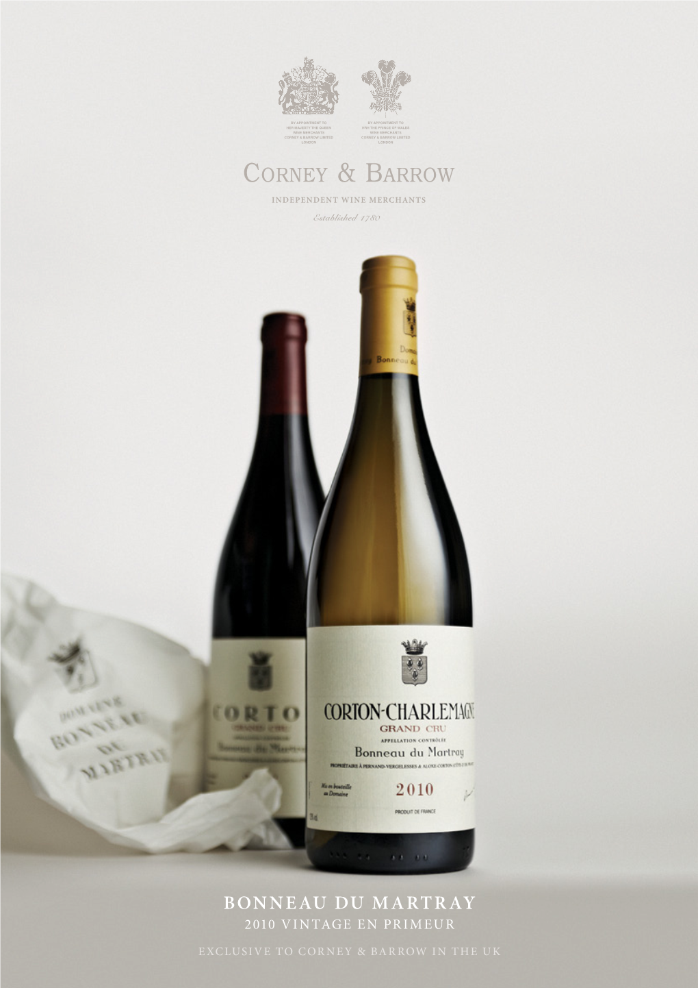 BONNEAU DU MARTRAY 2010 Vintage En Primeur ­­