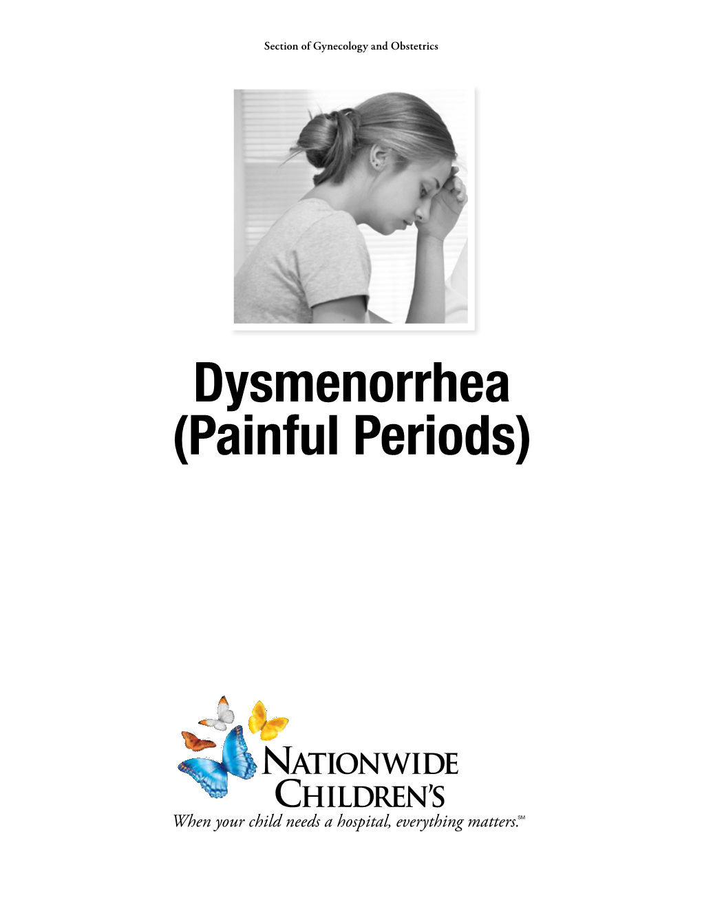 Dysmenorrhea (Painful Periods)