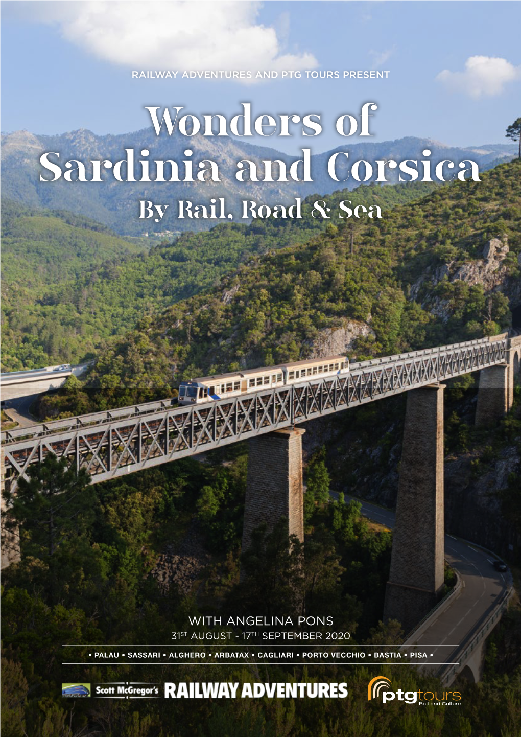 Wonders of Sardinia and Corsica by Rail, Road & Sea