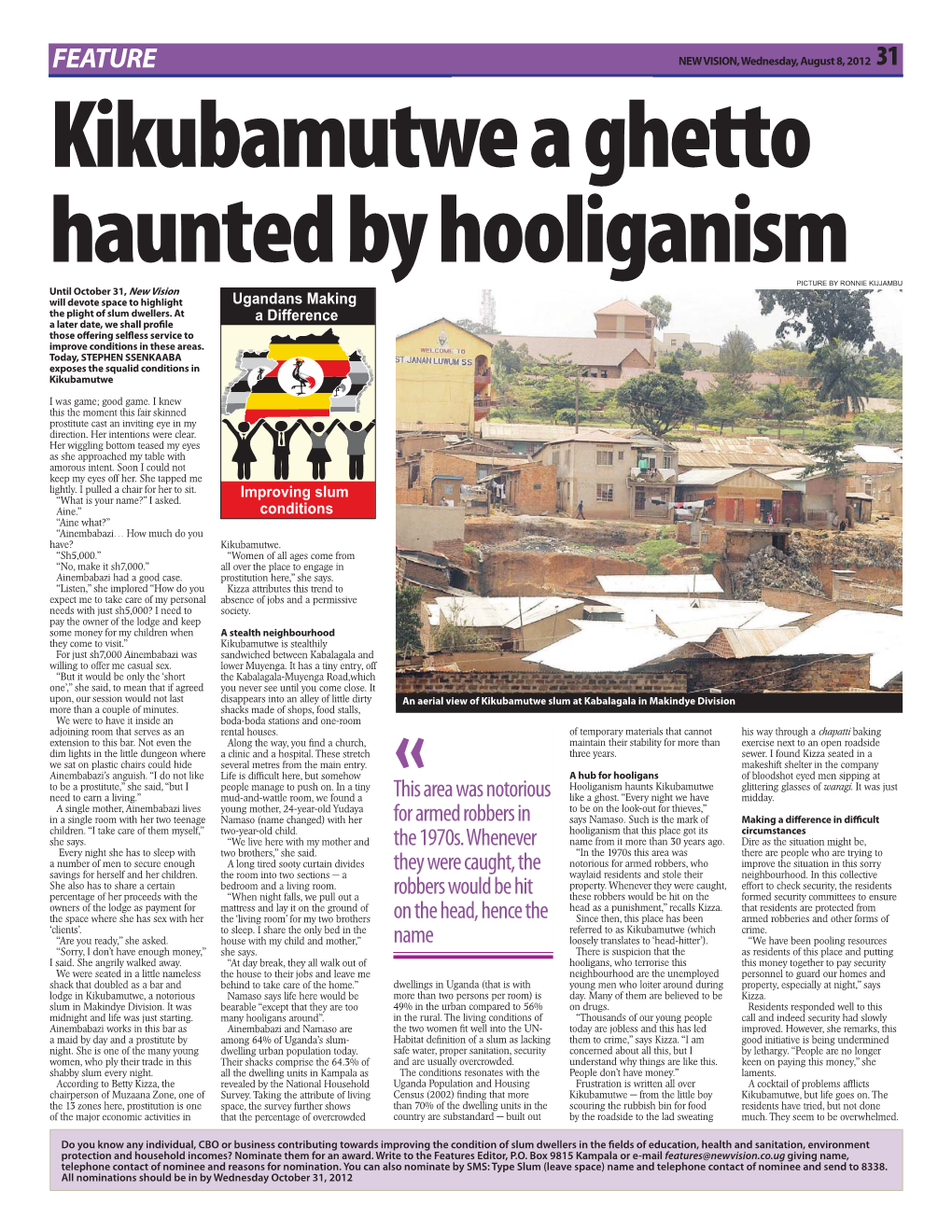 Kikubamutwe a Ghetto Haunted by Hooliganism