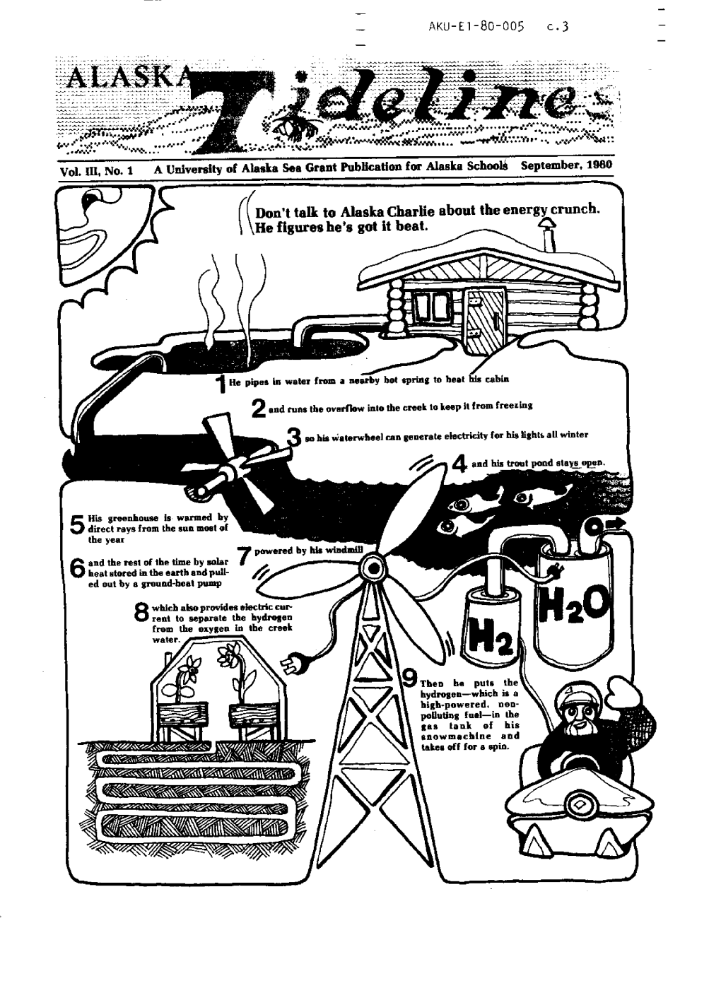 UNL ENERGY: Sowe Can'tall Be As Luckyas Alaskacharlie Electricityin Remotevillages Runs Around 50' Andplug Ia Completelyto Nature'senergy