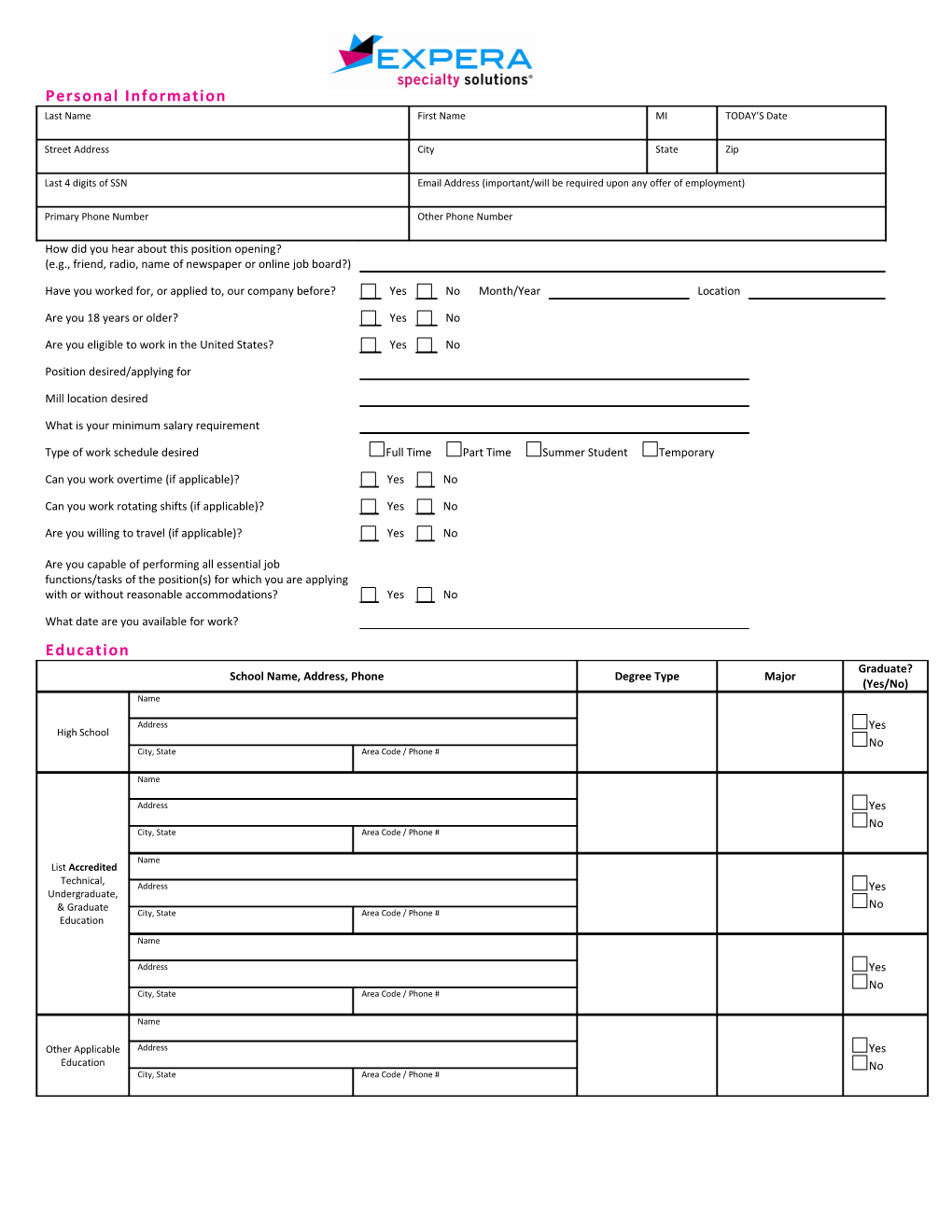 U.S. Military Experience This Section Is Voluntary s1