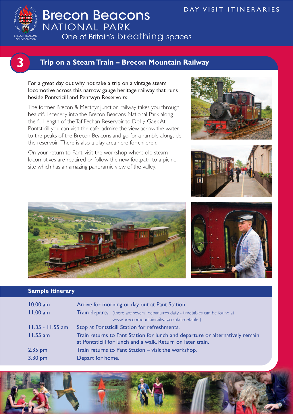 3 Trip on a Steam Train – Brecon Mountain Railway