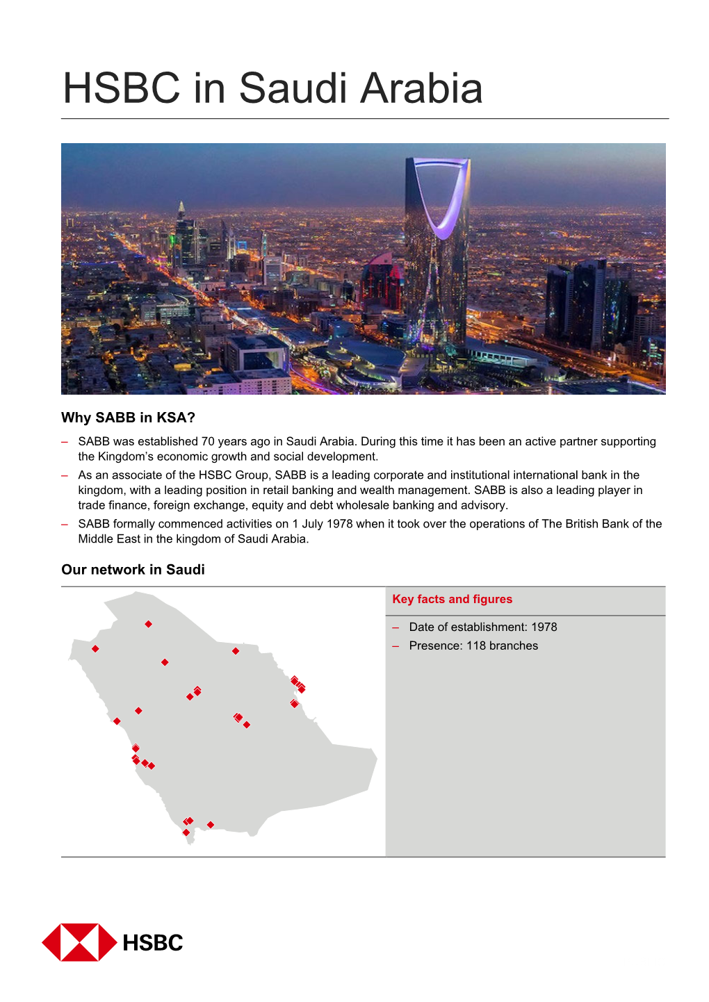 HSBC in Saudi Arabia