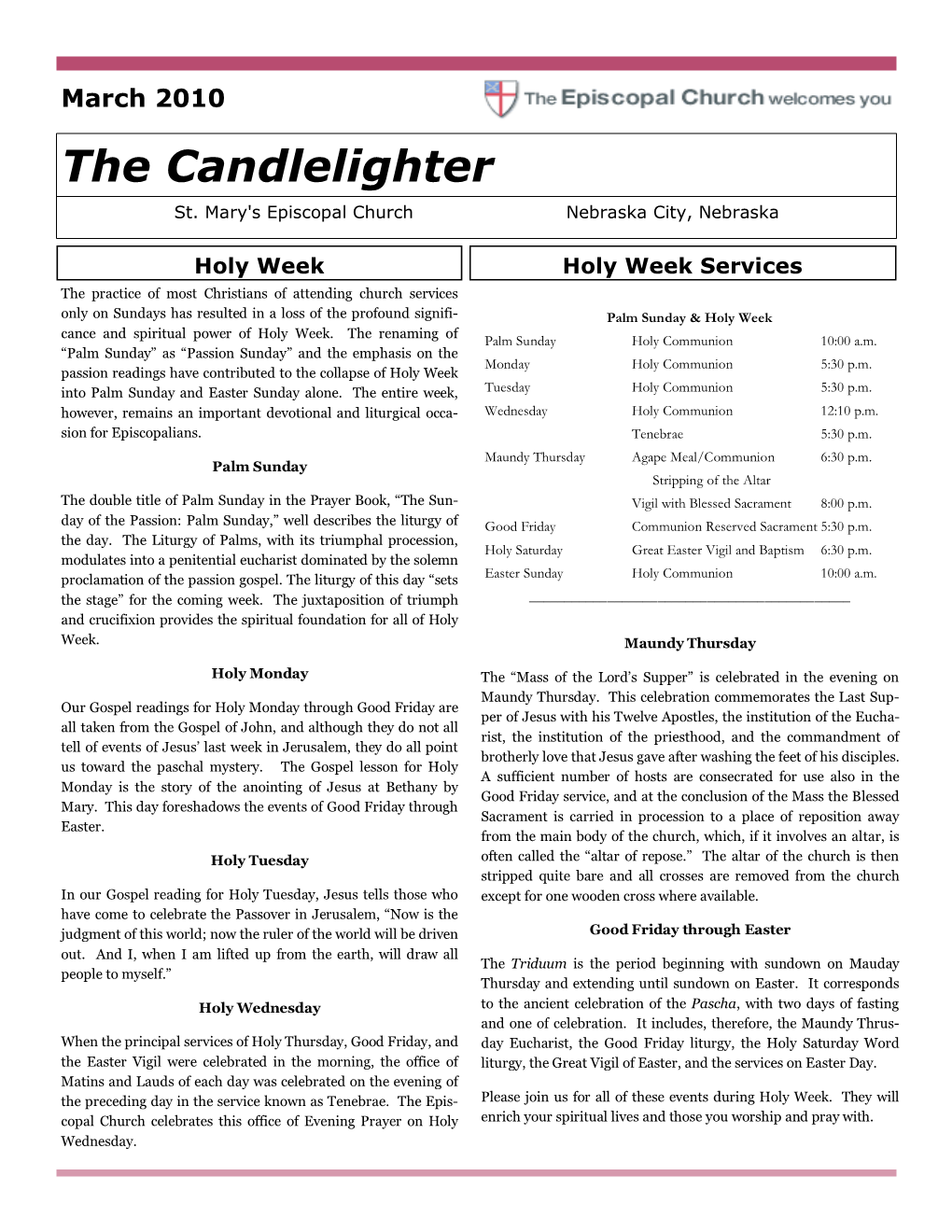 The Candlelighter St