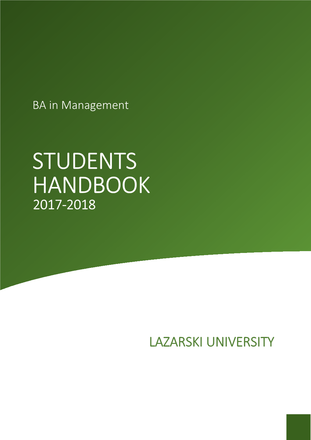 Students Handbook 2017-2018