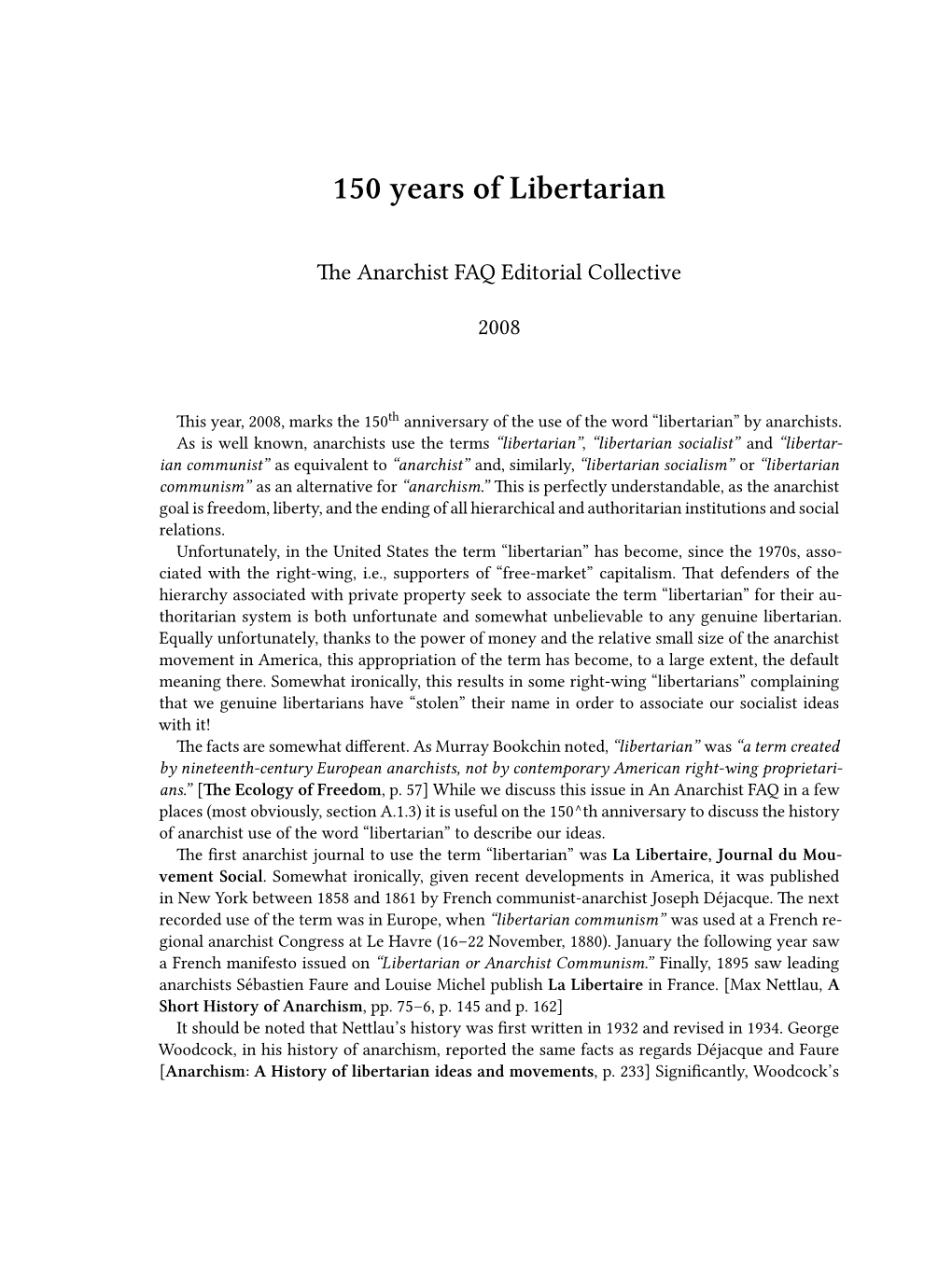 150 Years of Libertarian