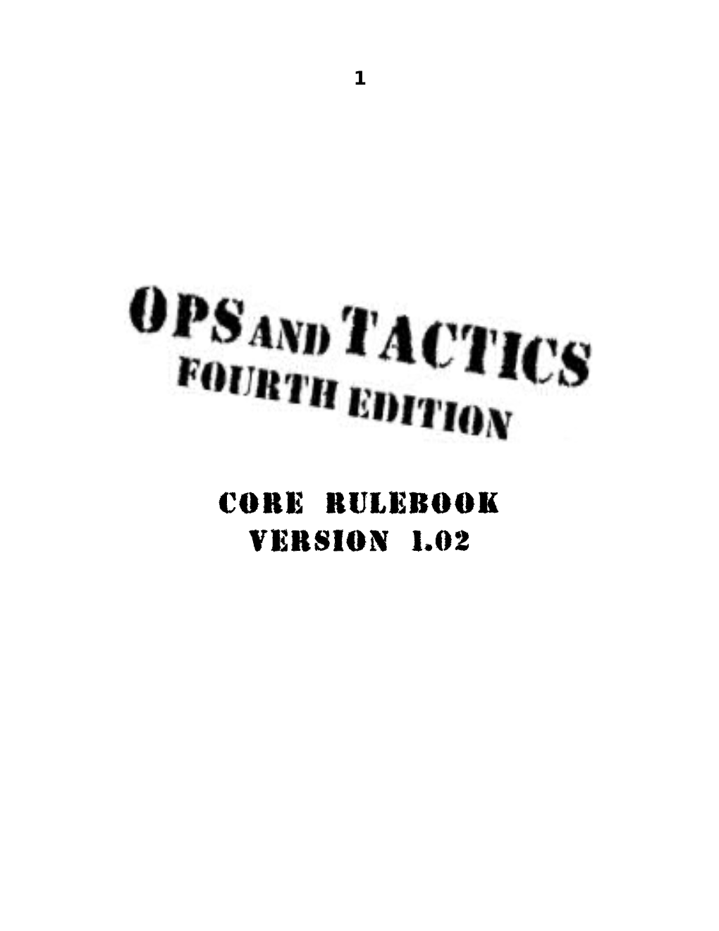 Core Rulebook Version 1.02 2