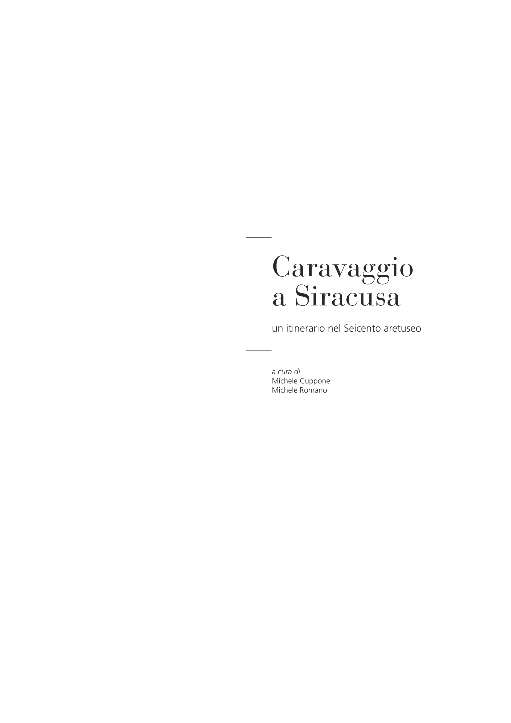 Michelangelo Merisi Detto Caravaggio 8