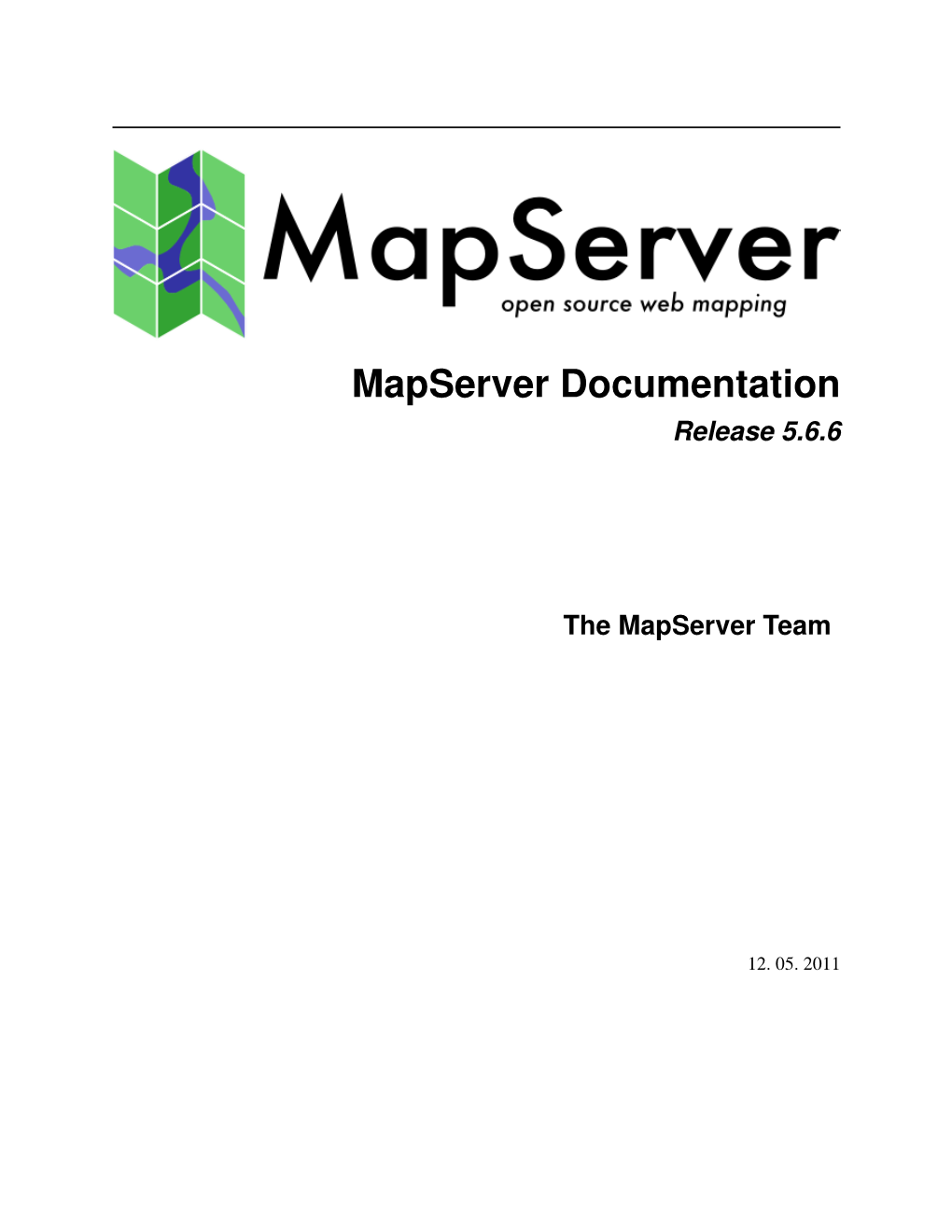 Mapserver Documentation Release 5.6.6