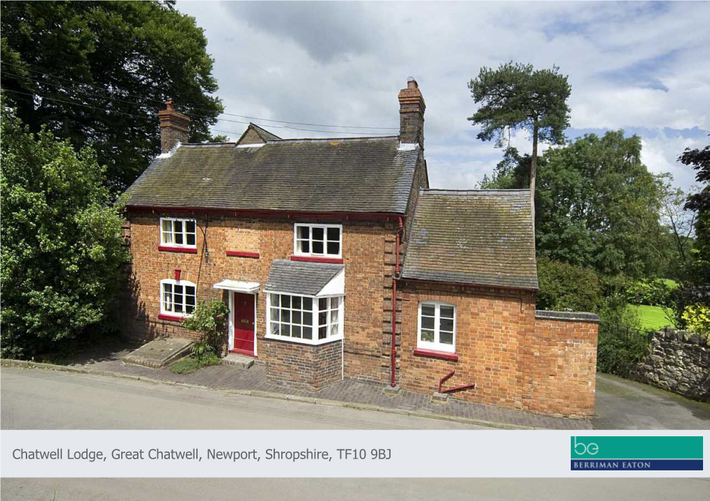 Chatwell Lodge, Great Chatwell, Newport, Shropshire, TF10