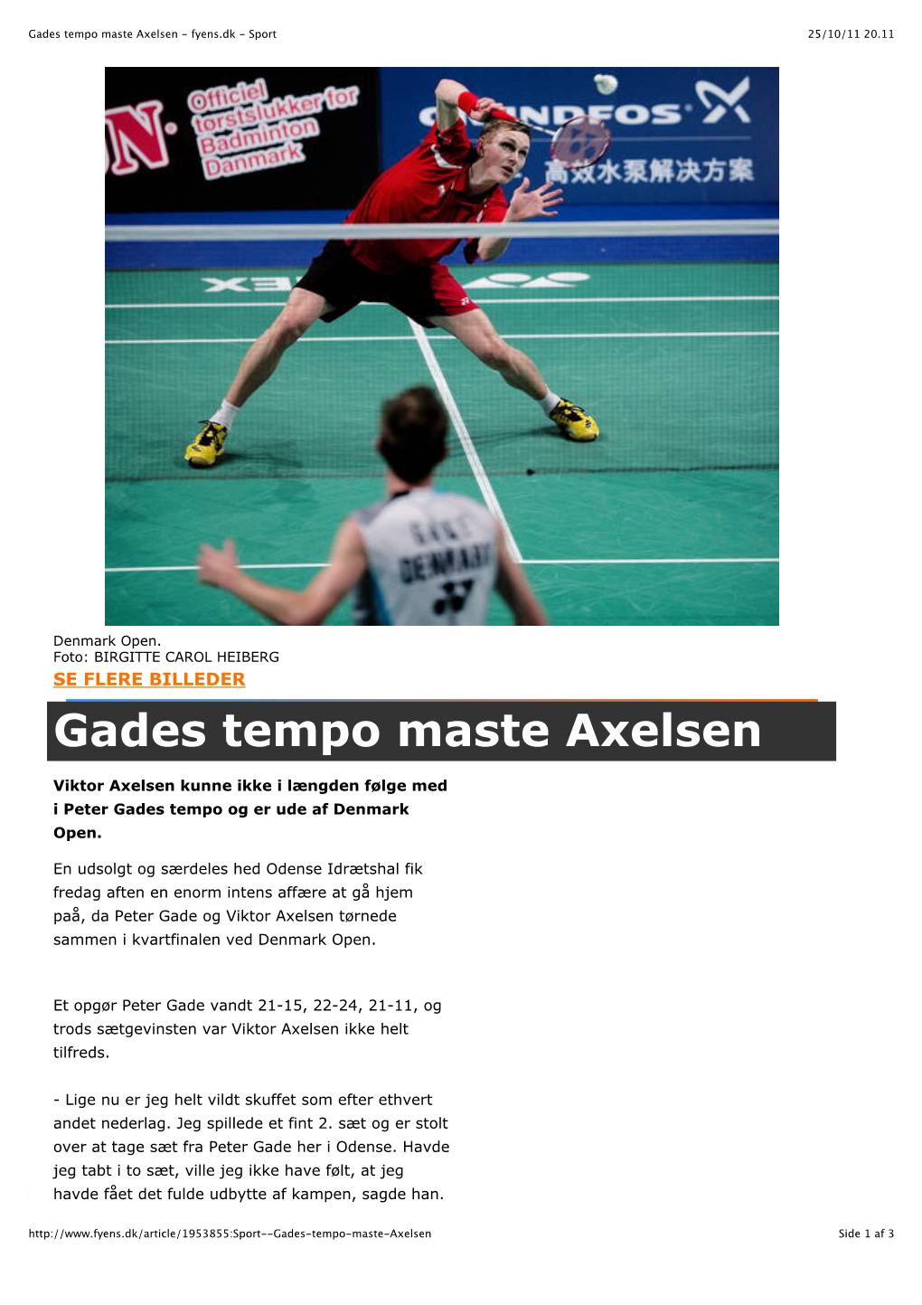 Gades Tempo Maste Axelsen - Fyens.Dk - Sport 25/10/11 20.11