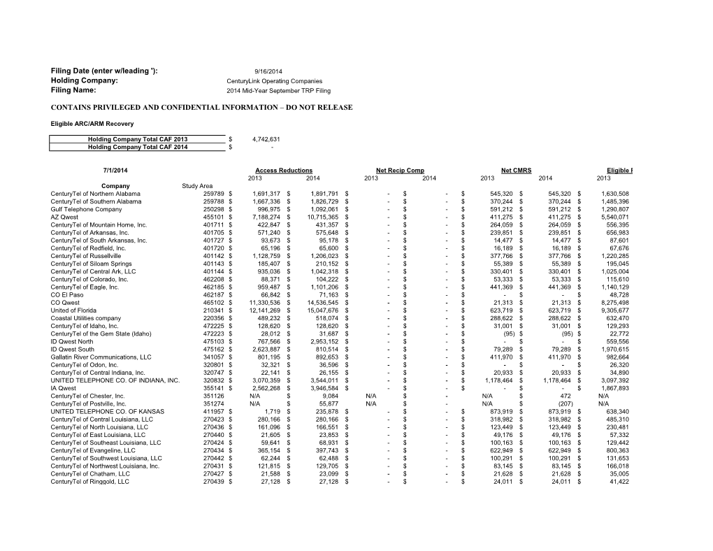 (Enter W/Leading '): Holding Company: Filing Name: CONTAINS