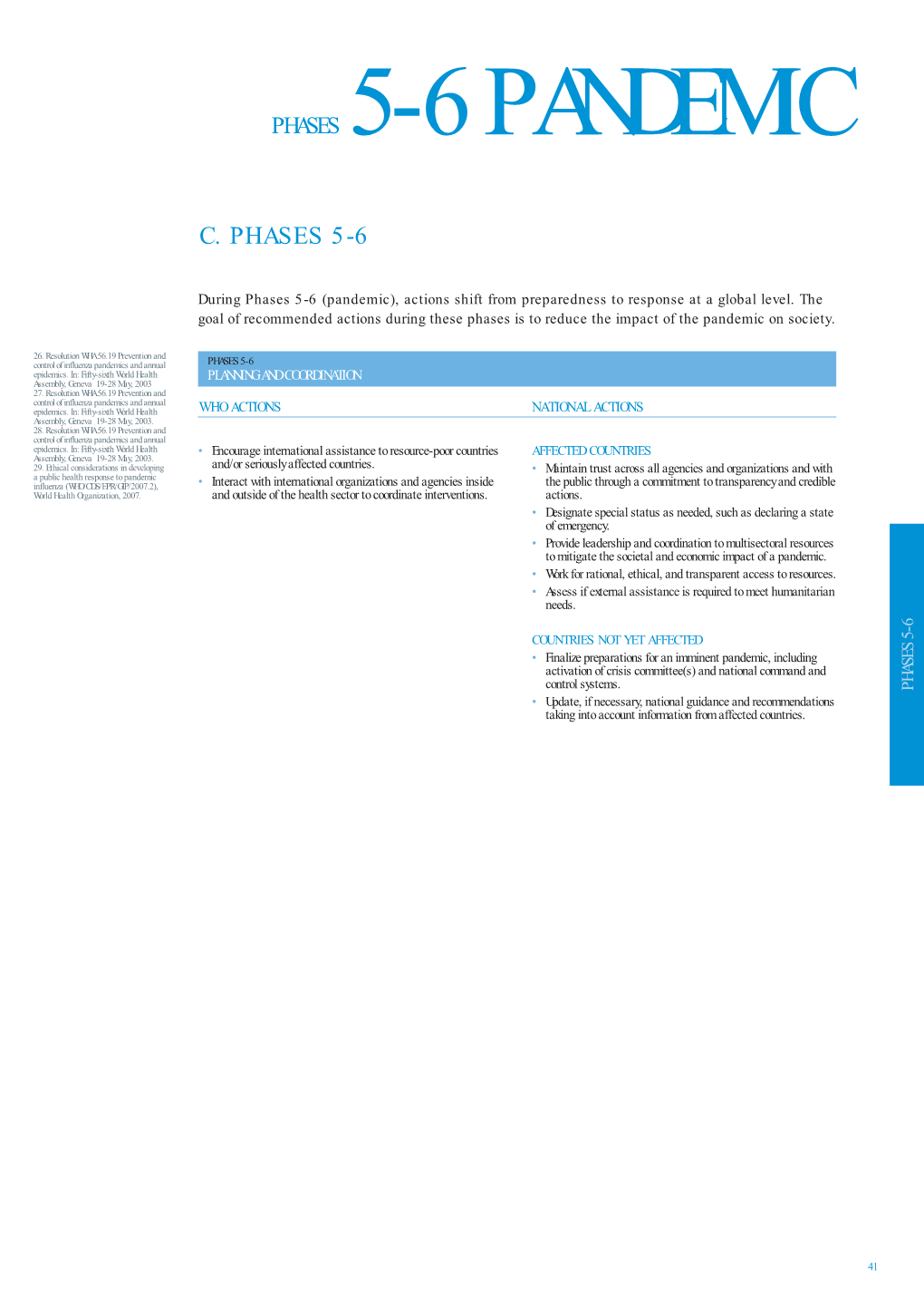 Phases 5-6 Pandemic