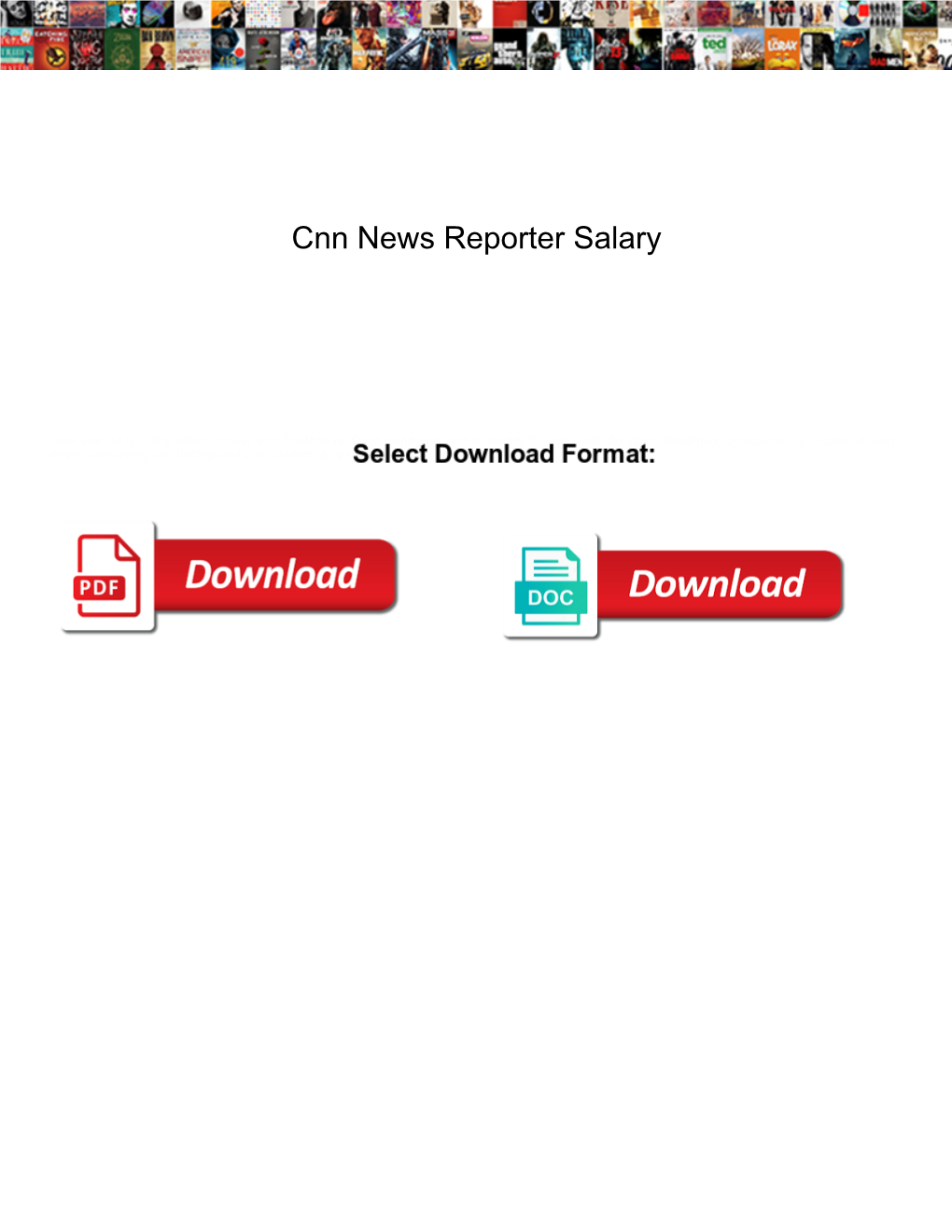 Cnn News Reporter Salary