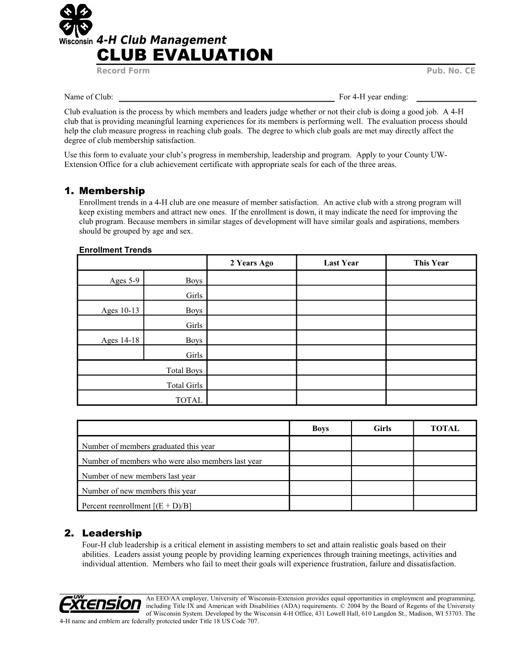 4-H Name and Emblem Are Federally Protected Under Title 18 US Code 707