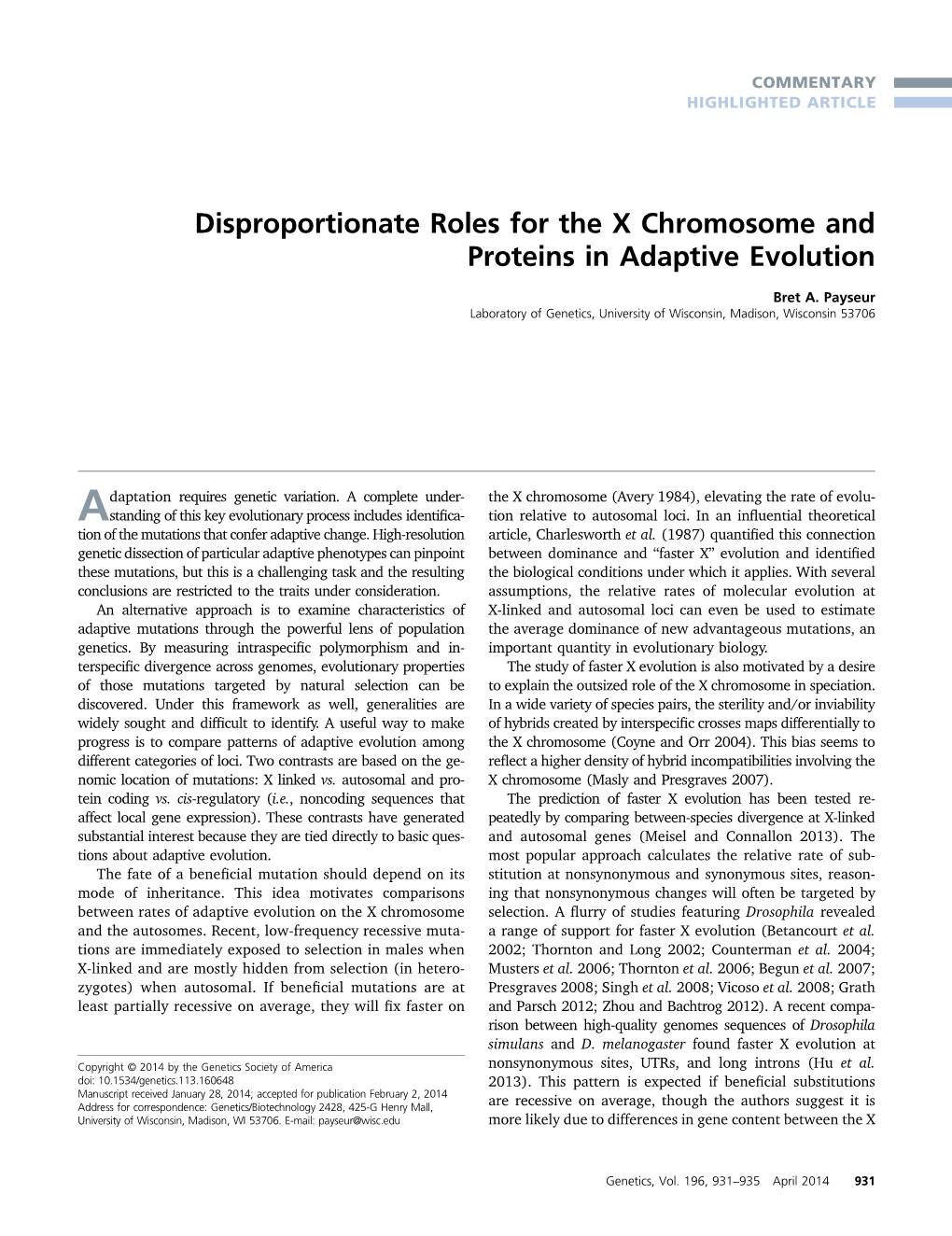 Disproportionate Roles for the X Chromosome and Proteins in Adaptive Evolution