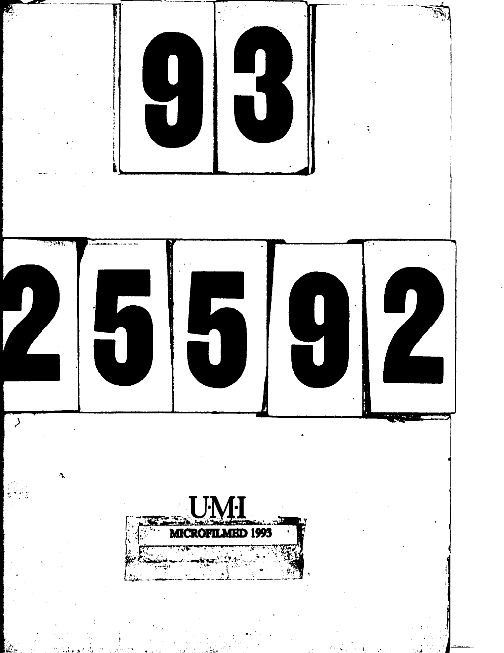 Microfilmed 1993 Ev Upm