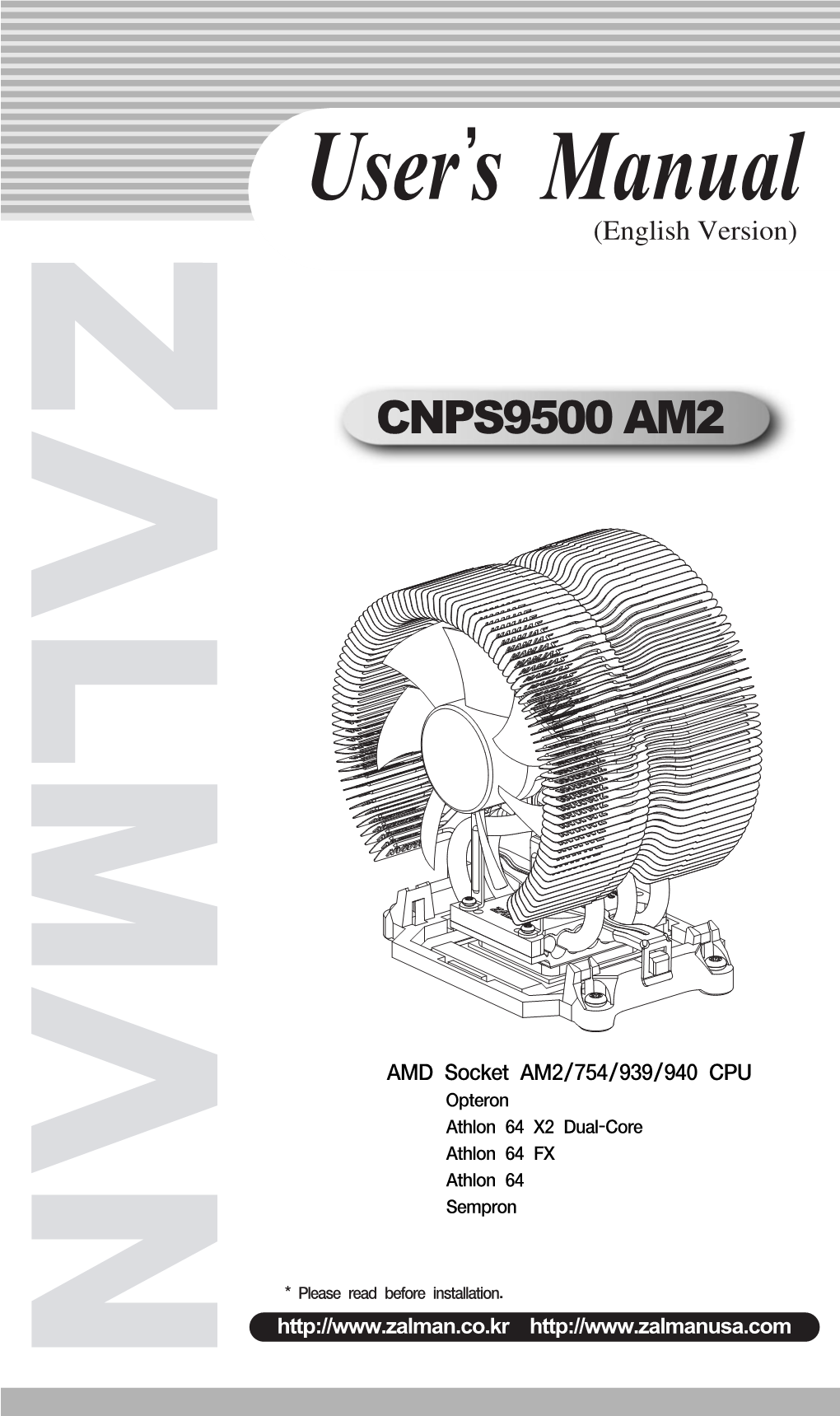 Zalman CNPS9500-AM2 Aero Flower Cooler