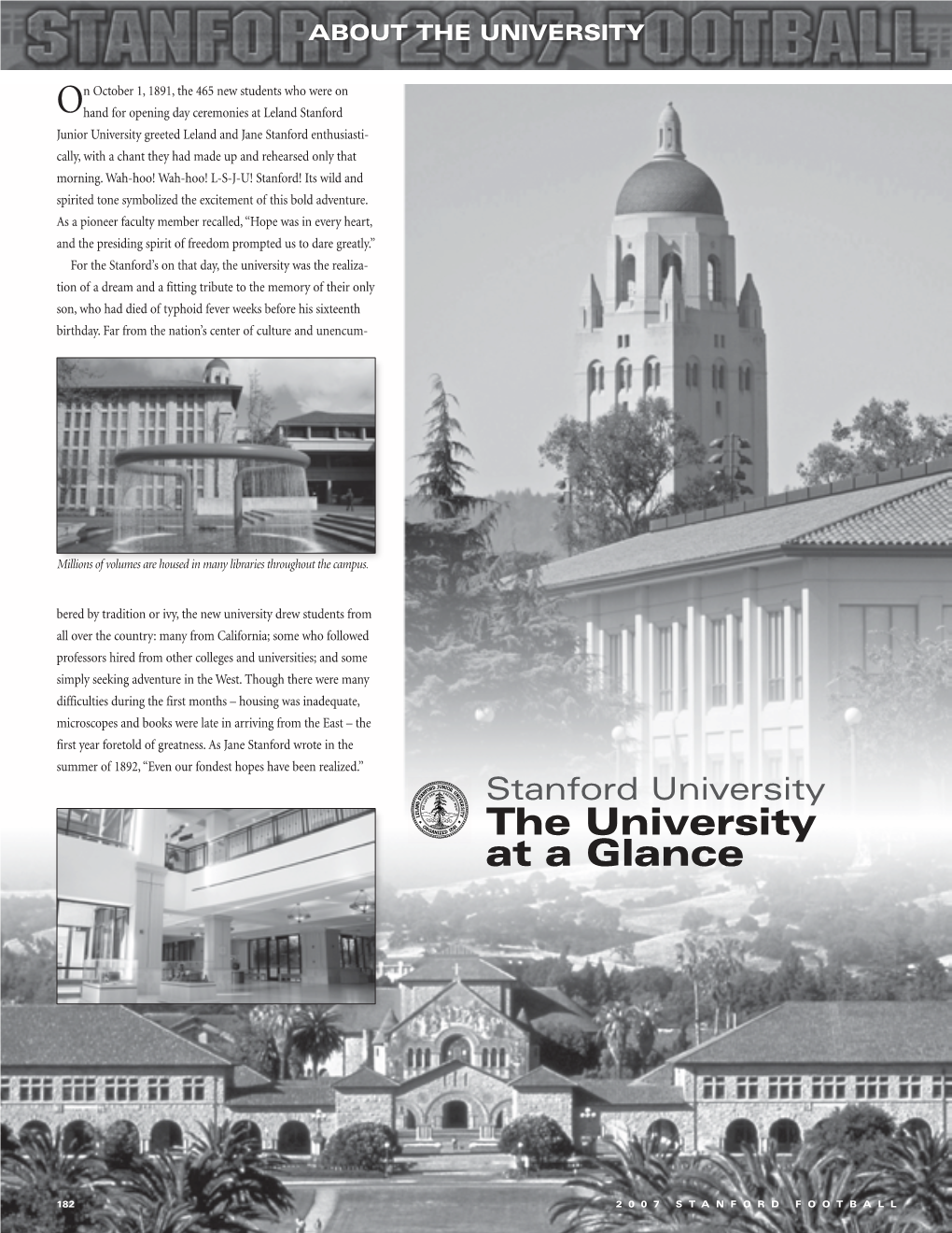 The University at a Glance