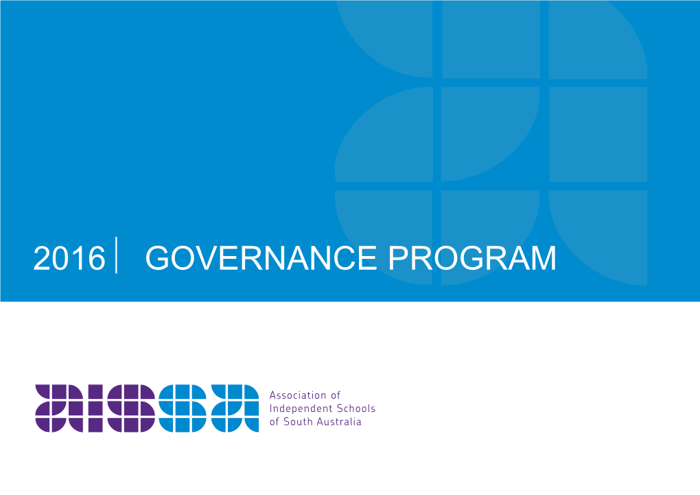 Aissa 2016 Governance Program