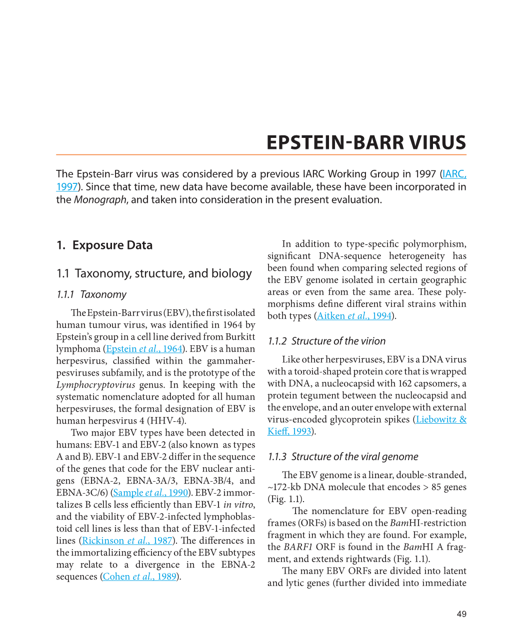 Epstein-Barr Virus