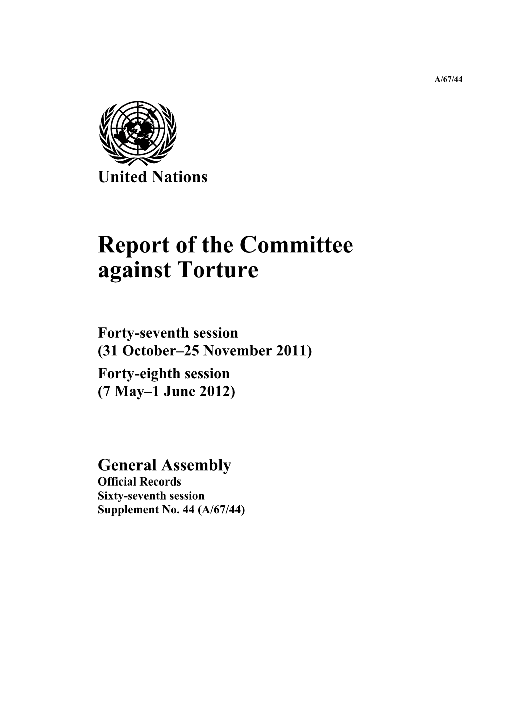 Against Torture