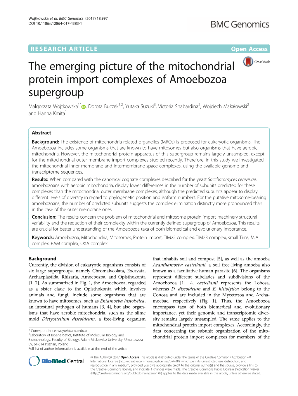 The Emerging Picture of the Mitochondrial Protein Import