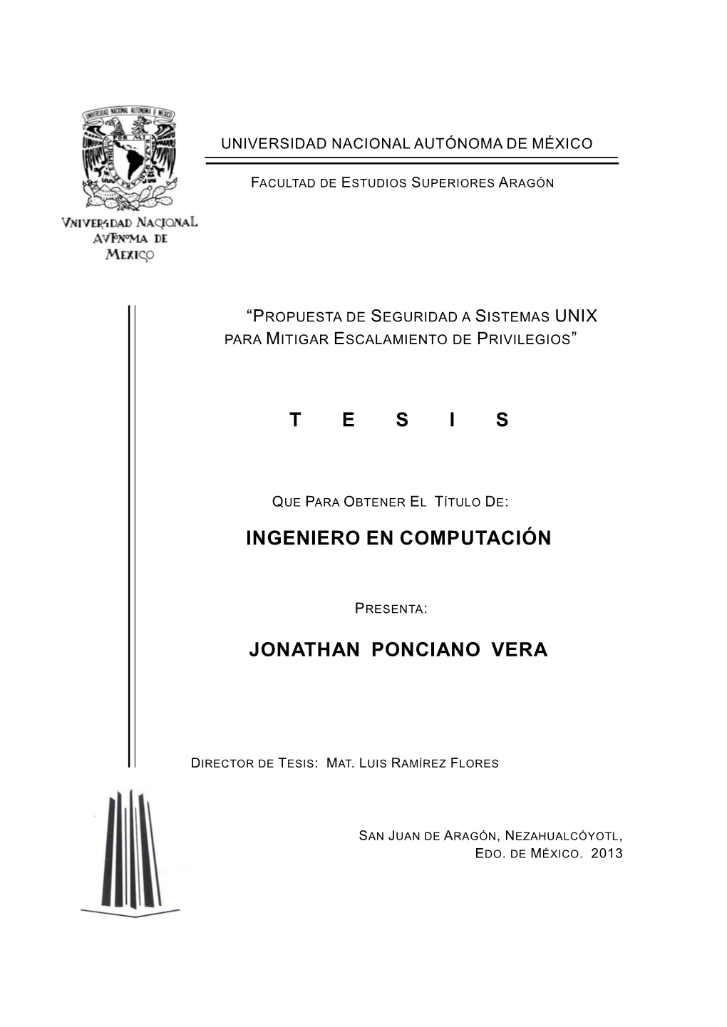 Tesis: Propuesta De Seguridad a Sistemas Unix Para Mitigar Escalamiento De Privilegios