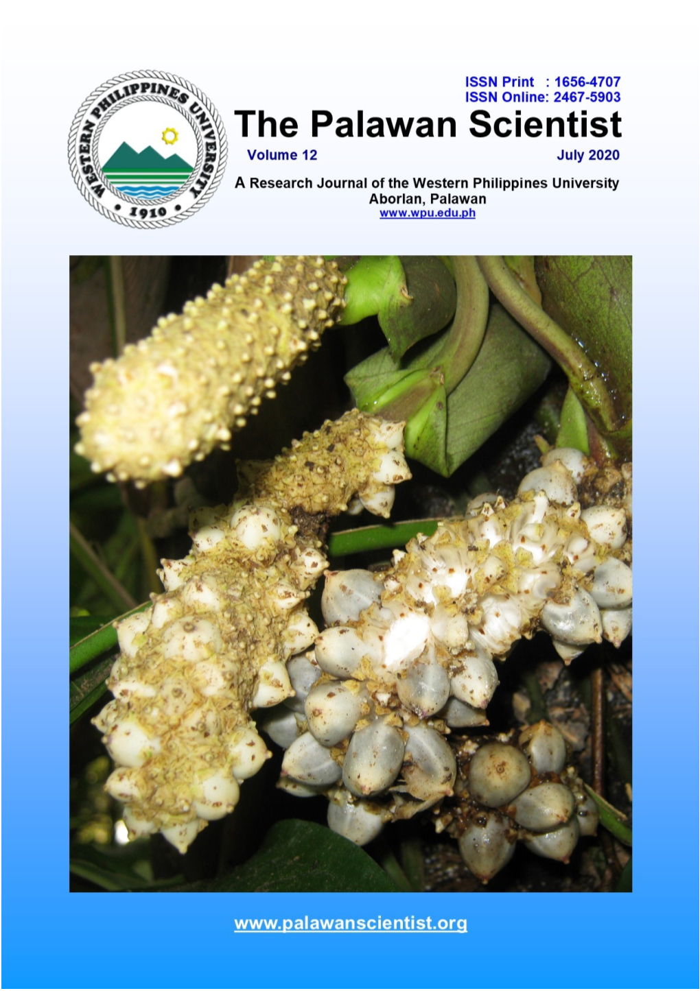 The Palawan Scientist Volume 12 – Full Journal