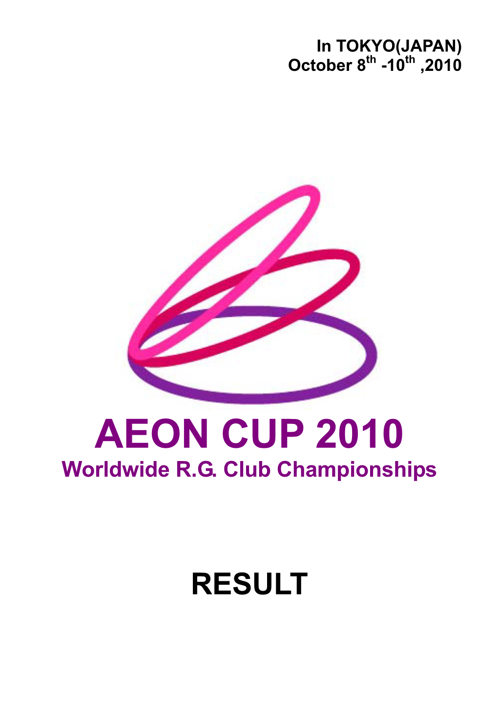 AEON CUP 2010 Worldwide R.G