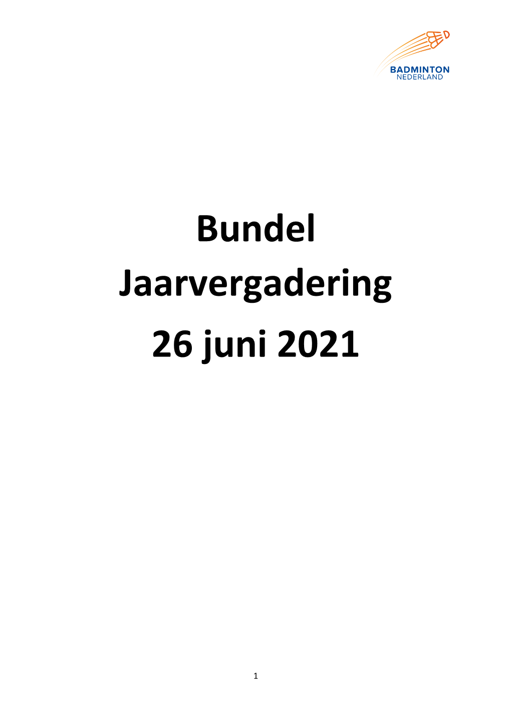 Bundel Stukken JV