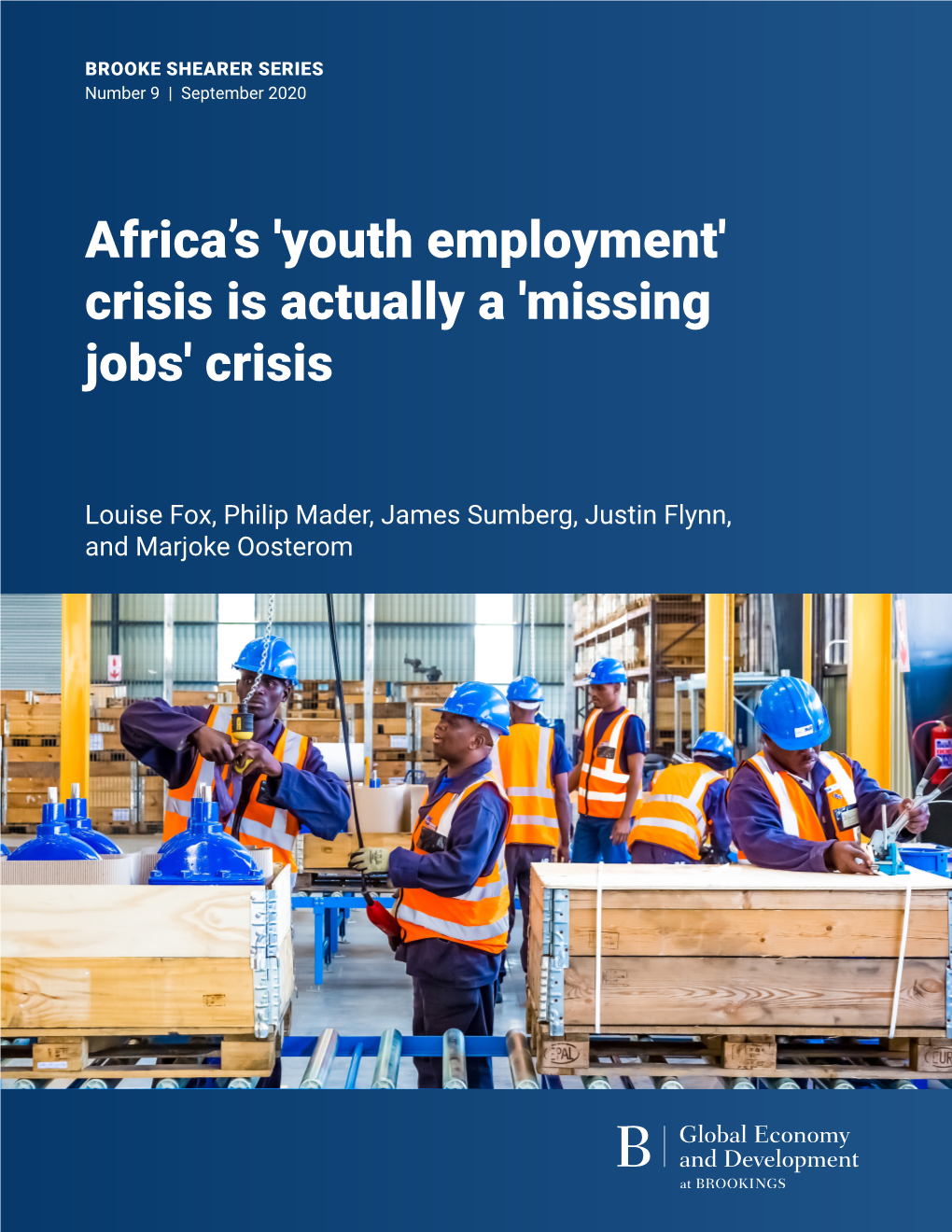Youth Employment' Crisis Is Actually a 'Missing Jobs' Crisis