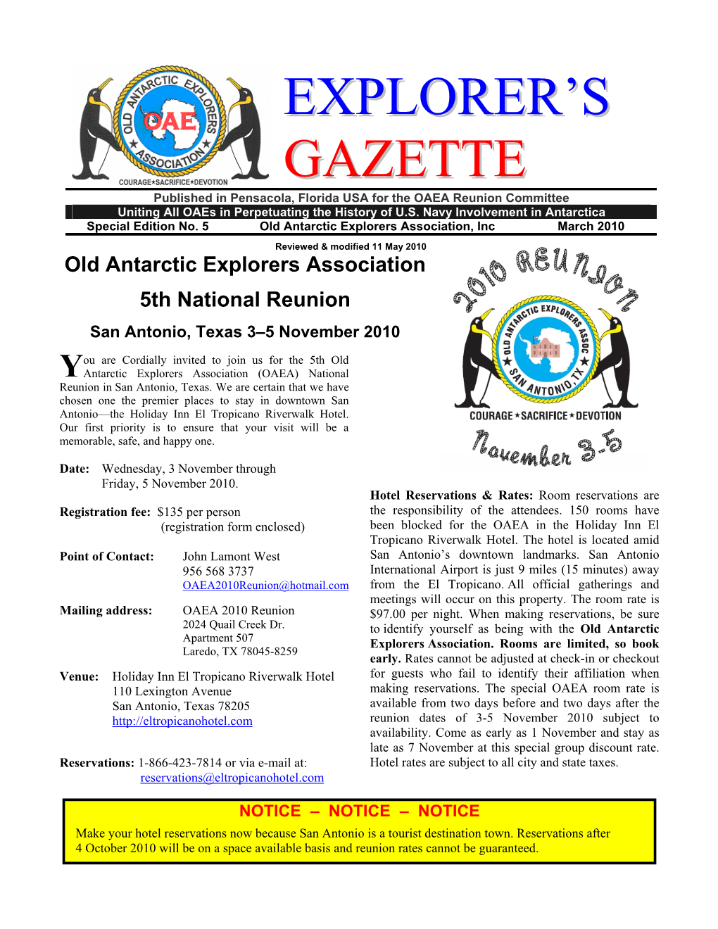 Explorer's Gazette