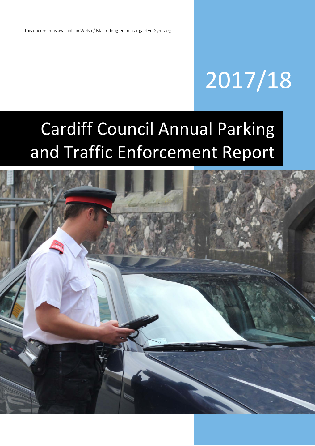 Cardiff Council Annual Parking and Traffic Enforcement Report INDEX